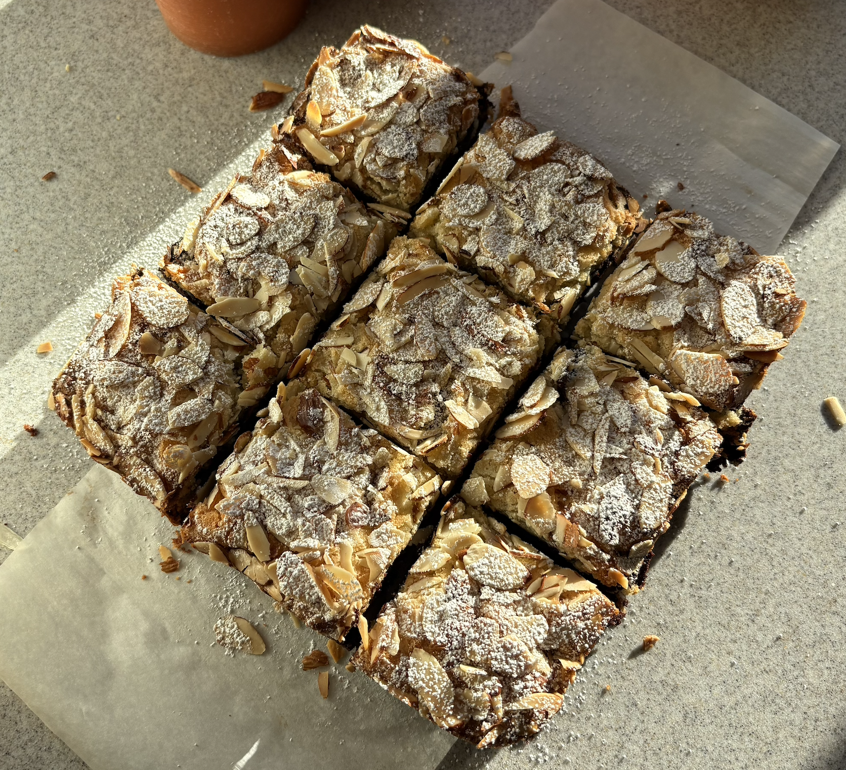 Almond Croissant Brownies