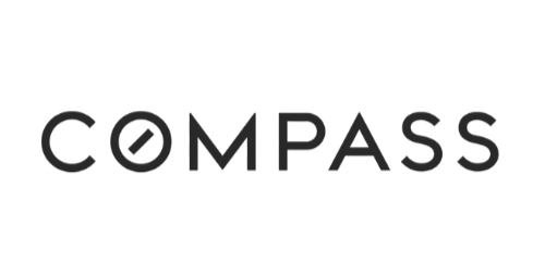 Image of Compass Real Estate logo in a list of real estate agency clients who use Essential Home staging for staging Seattle and Puget Sound area homes