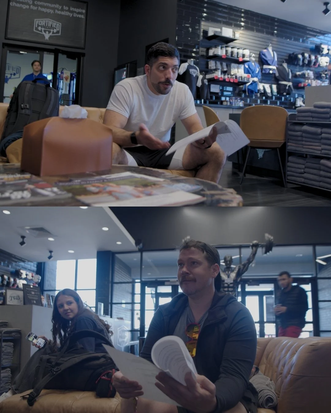 cast on set in fort worth texas video 