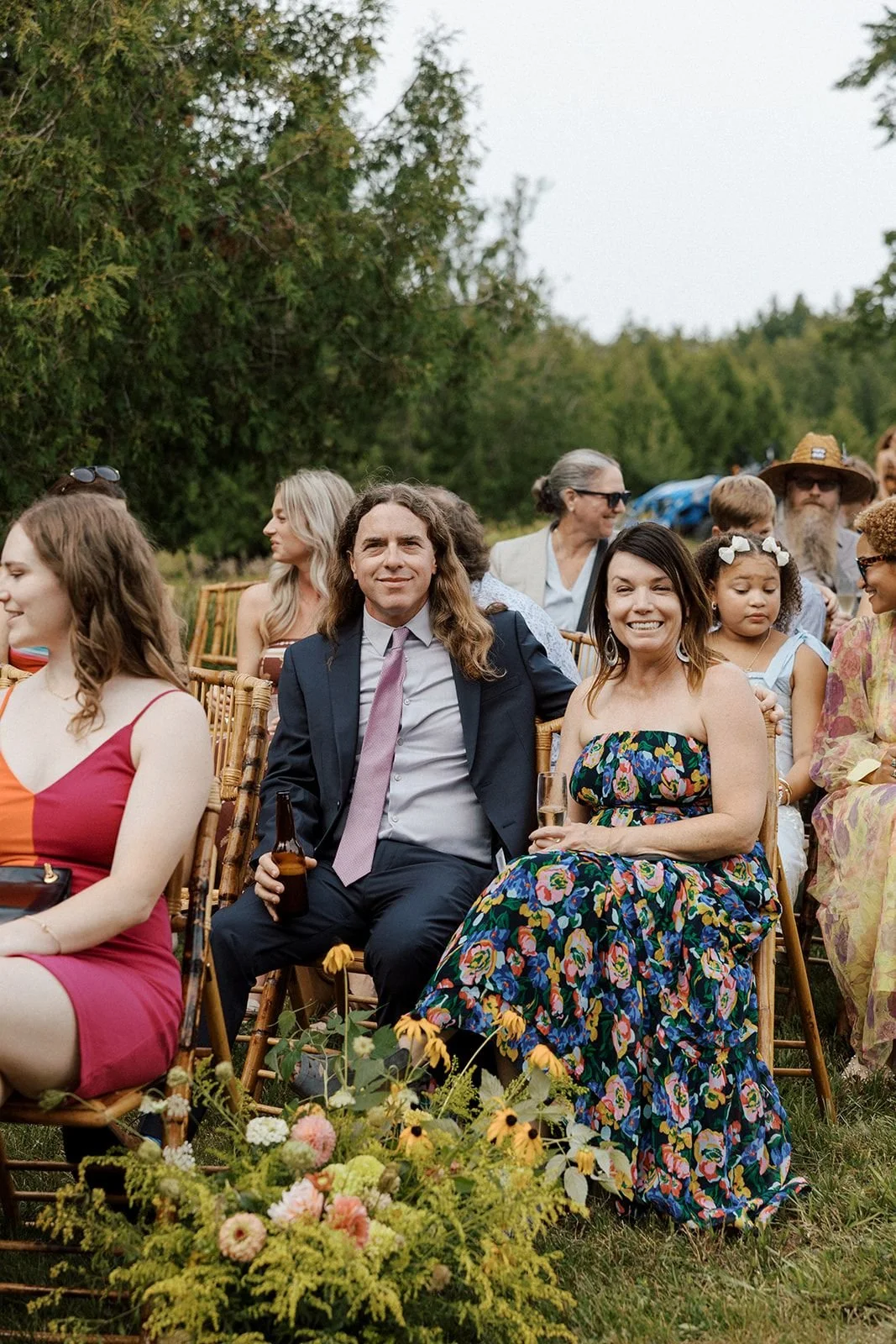 A Michigan Garden Wedding guests