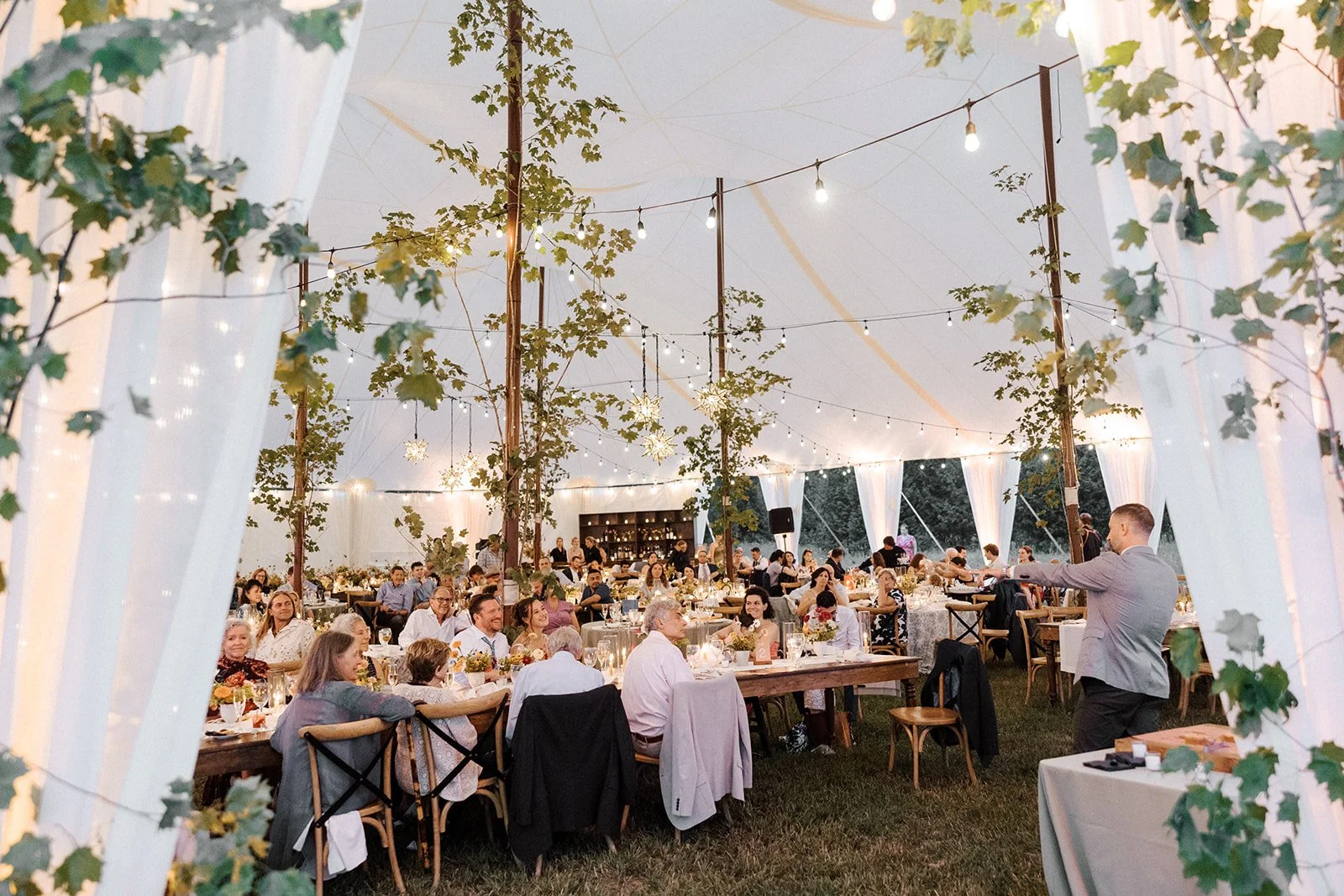 Michigan Garden Wedding Reception