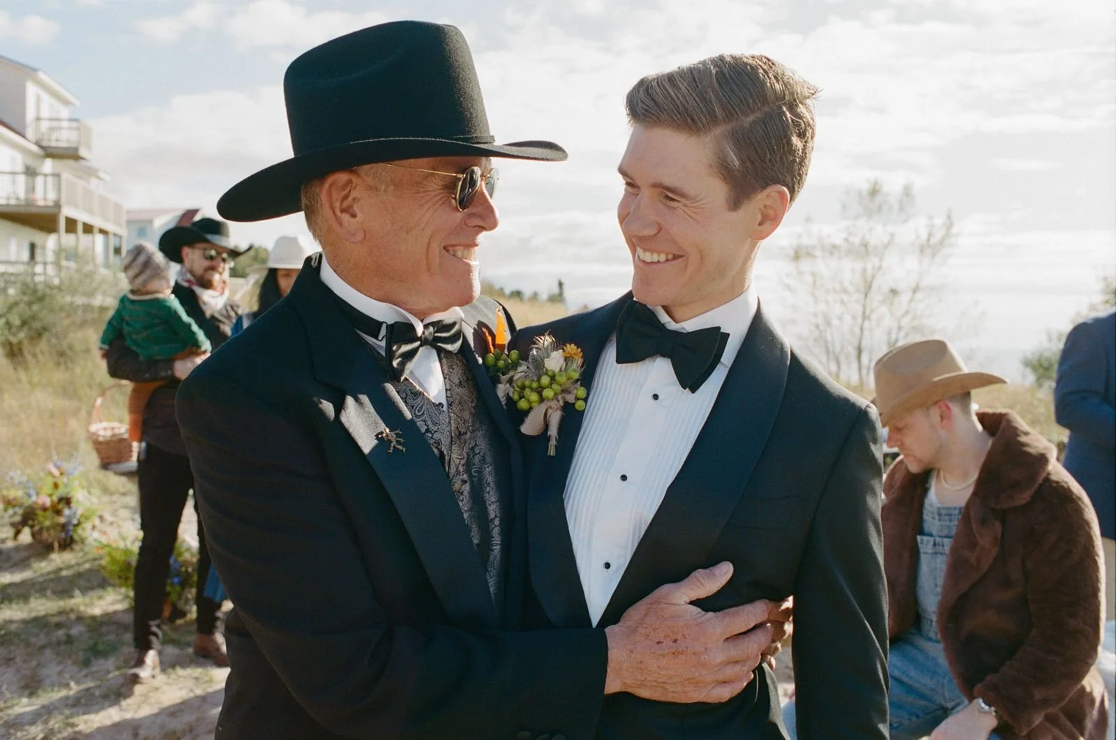 Outdoor lake Michigan Wedding Ceremony