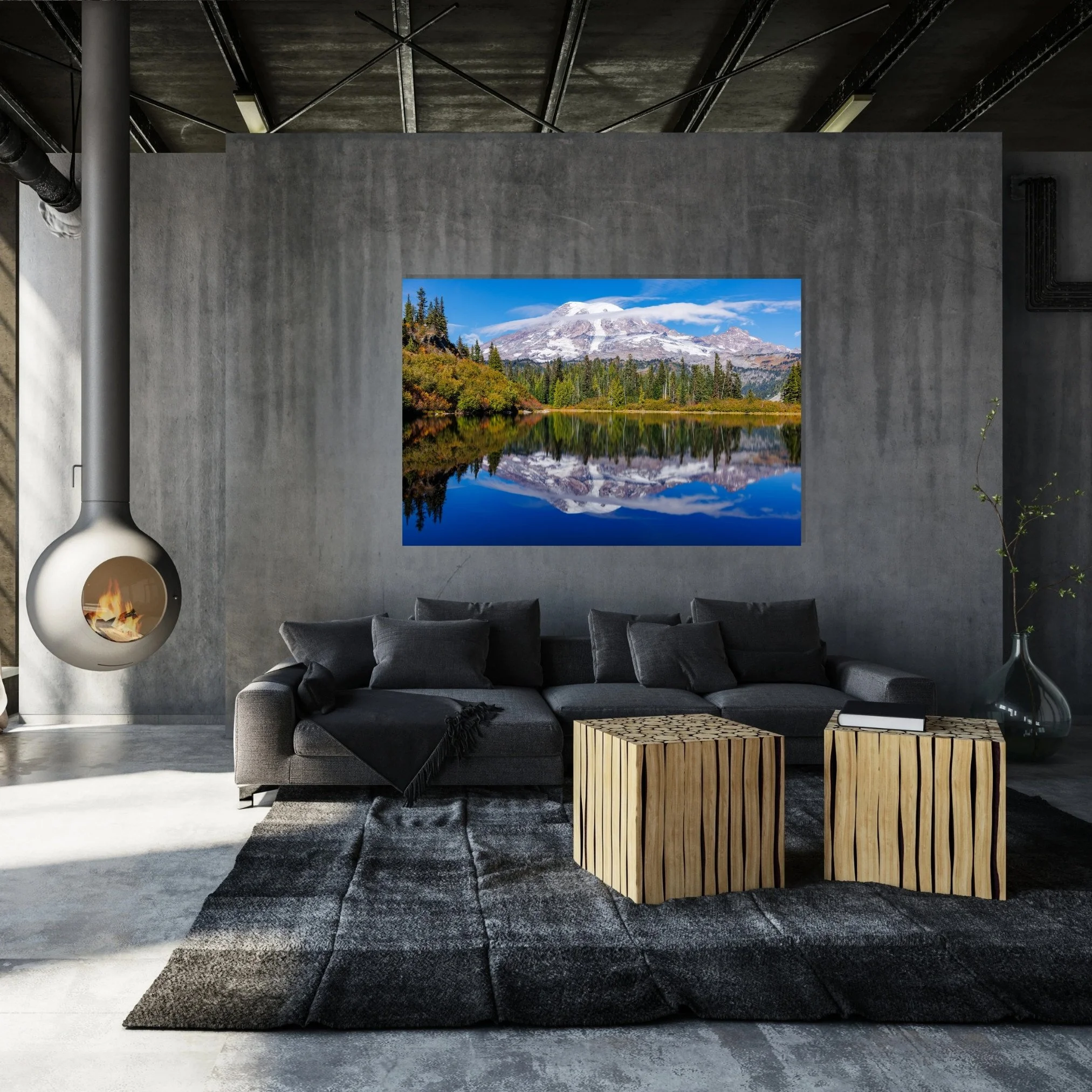 Wall-Art-Decor-Industrial-Man-Cave-Room-View-Dark-Modern-Rainier-Reflection-Curtis-Harsh-Photography.jpg