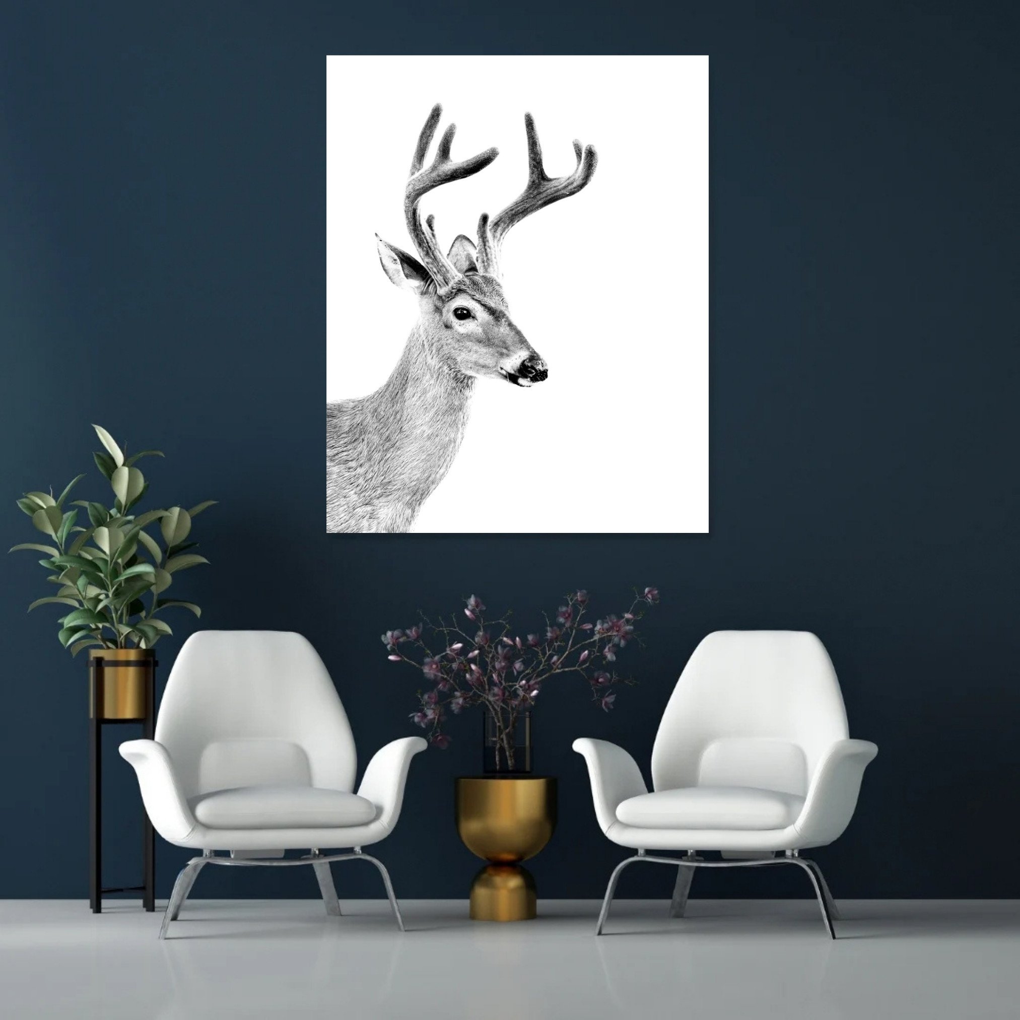 Blue-Wall-Sitting-Area-Fine-Art-Whitetail-Deer-Buck-8-Point-Curtis-Harsh-Photography.jpg