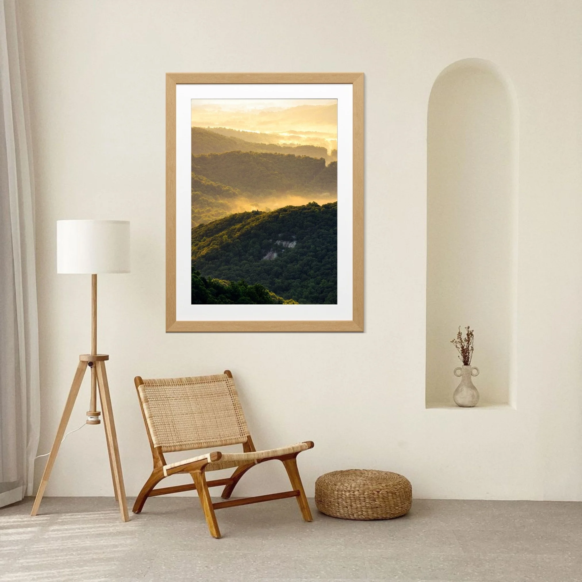 Clean-Beige-Brown-Interior-Wall-Frame-Display-Mockup-Golden-Sunrise-Shenandoah-National-Park-Curtis-Harsh-Photography.jpg