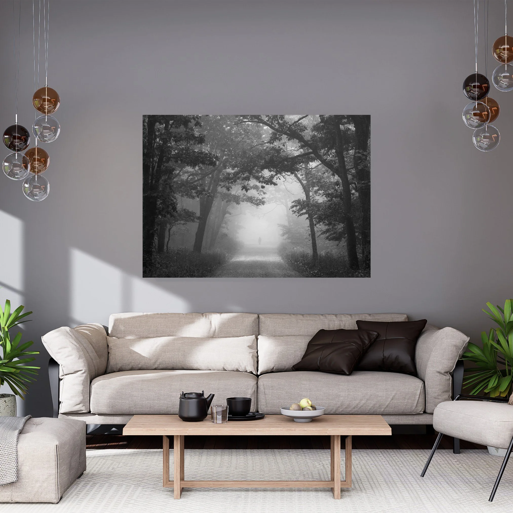 Into the Unknown (Black and White)