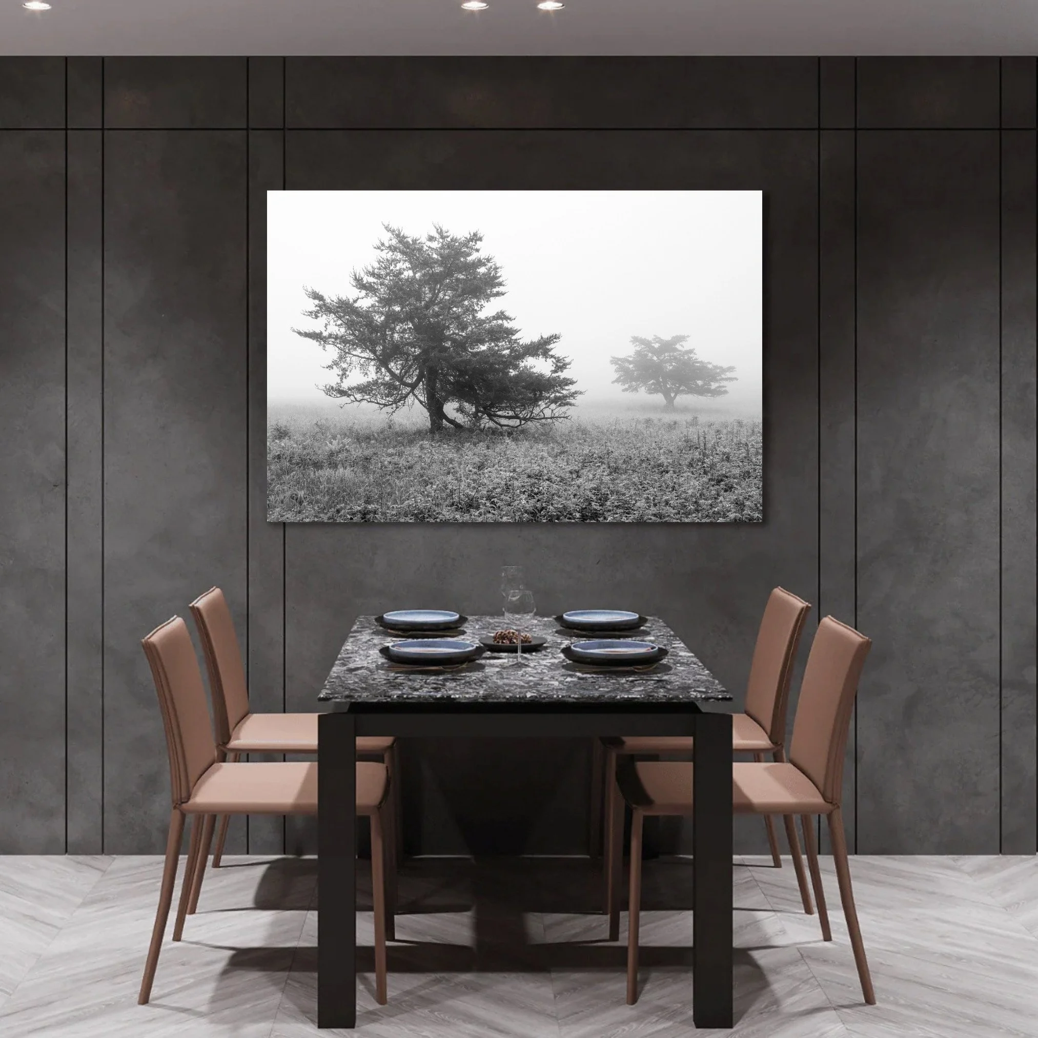 Wall-Decor-Dark-Grey-Dining-Area-Room-Display-Fine-Art-Photography-Twins-Shenandoah-National-Park-Curtis-Harsh-Photography.jpg