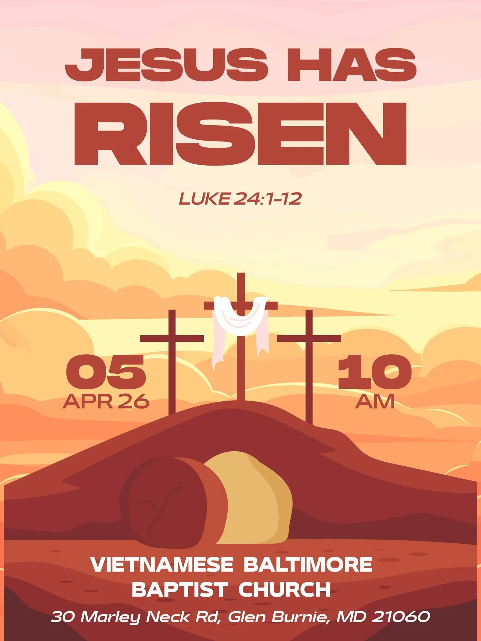 Resurrection Sunday (Easter) services
