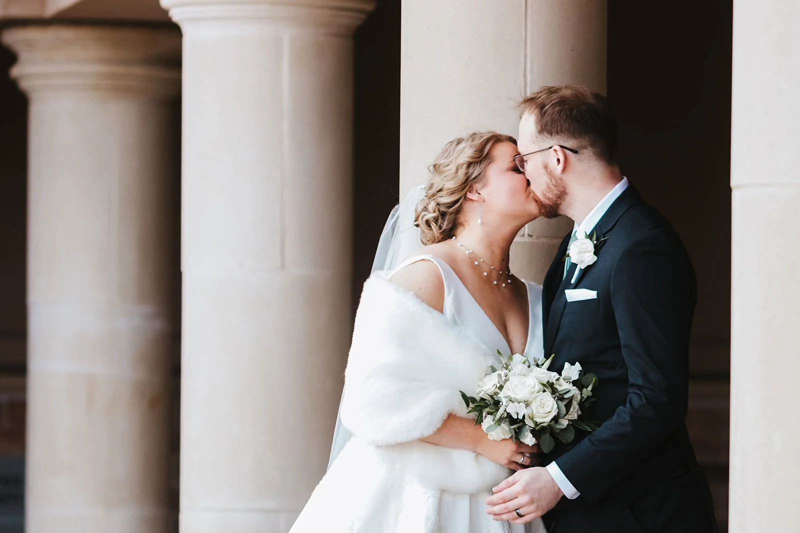 Wedding at Corpus Christi Catholic Church Lawrence Kansas by Amanda & Camera