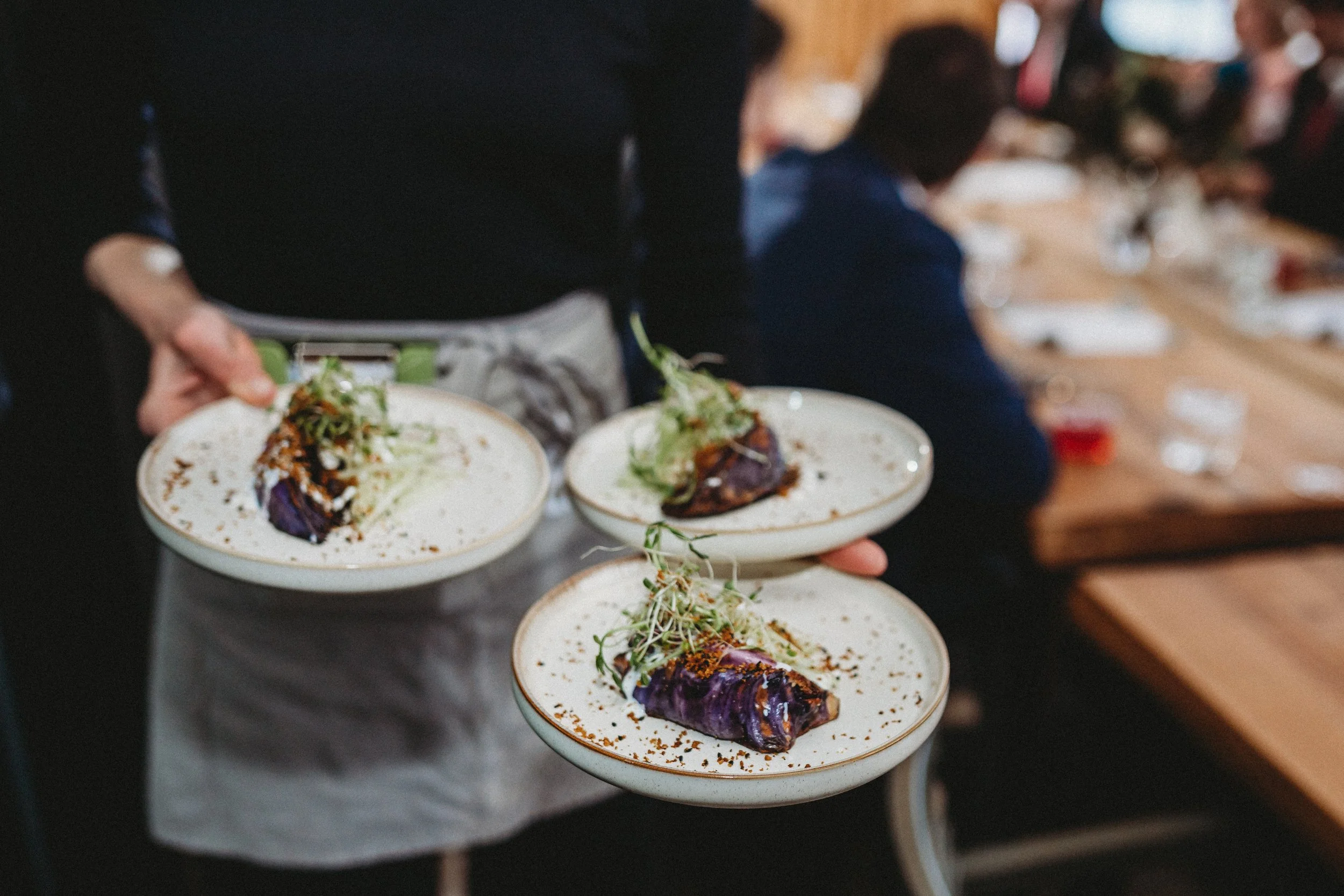 Delicious Food at Burning Barrel Lecompton Kansas Wedding Venue