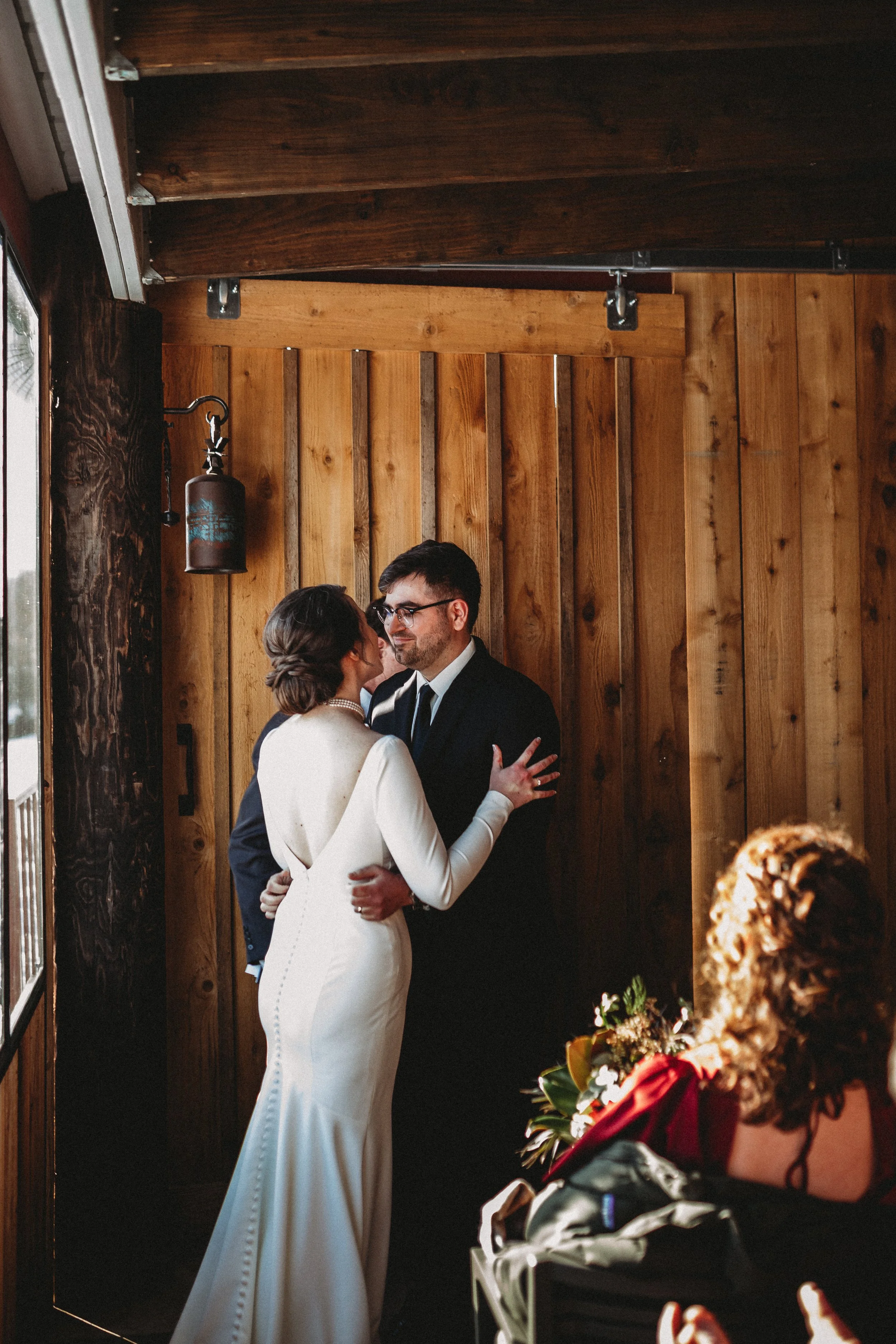 Wedding at Burning Barrel in Lecompton Kansas