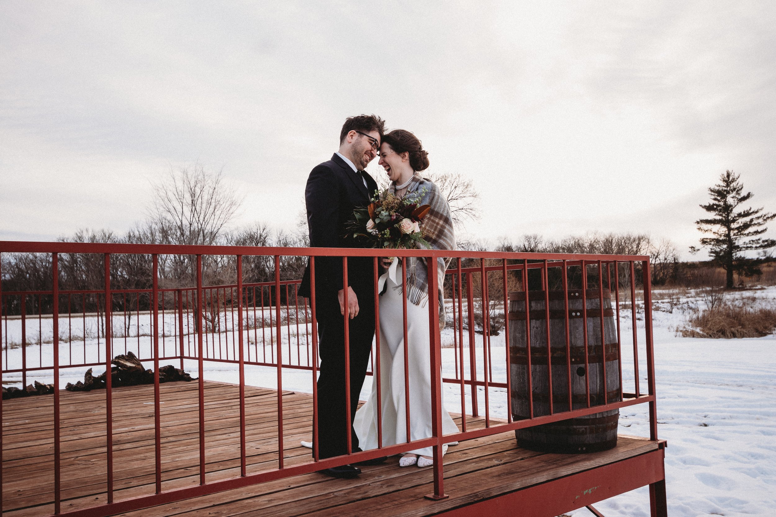 Prairie Wedding at Burning Barrel in LeCompton Kansas