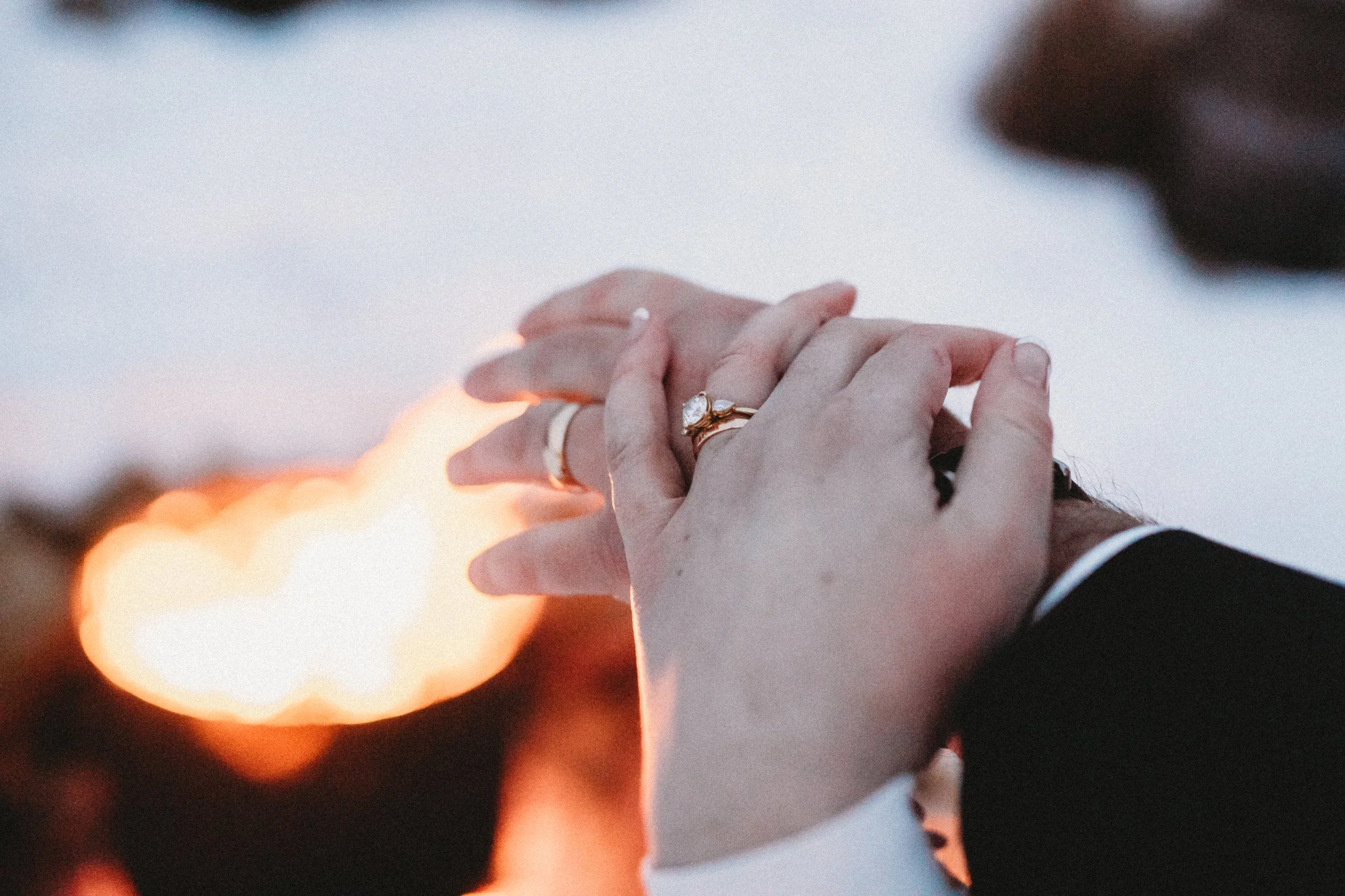 Bride and groom ring detail photo kansas wedding photographer