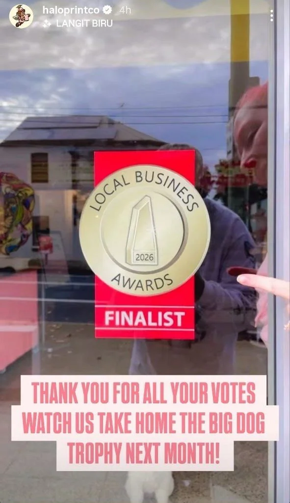 Halo Print Co. Wins the 2026 Inner West Local Business Excellence Award