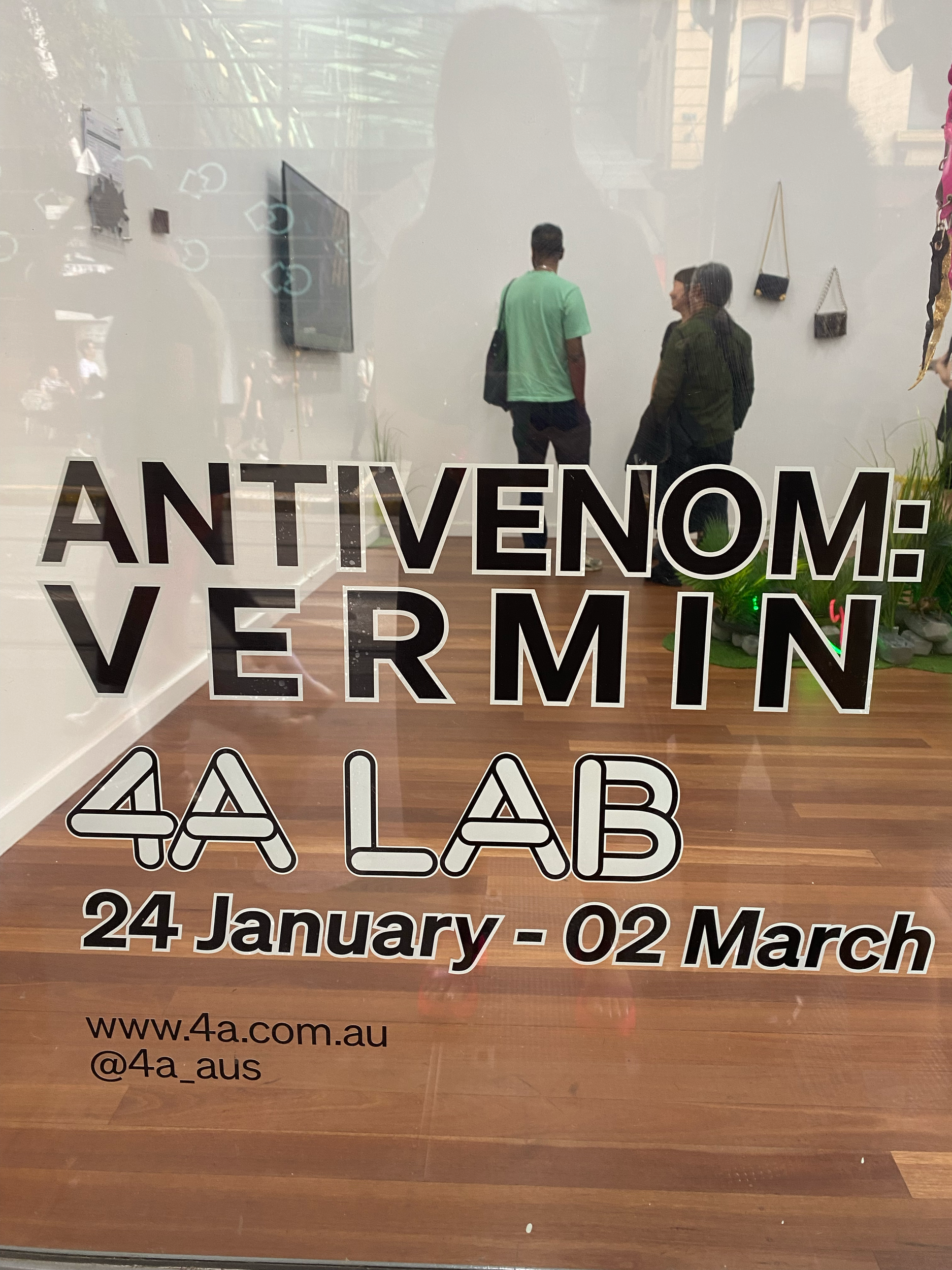 Installation ANTIVENOM: VERMIN exhibition 2025 at 4A Centre for Contemporary Asian Art - 4A LAB Haymarket, Sydney
