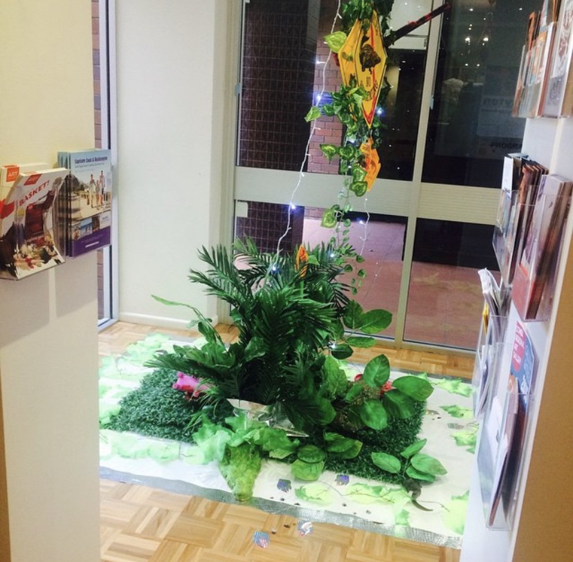 Moc Croc installation at Rockhampton Art Gallery, Queensland for SNAP! exhibition 2014.