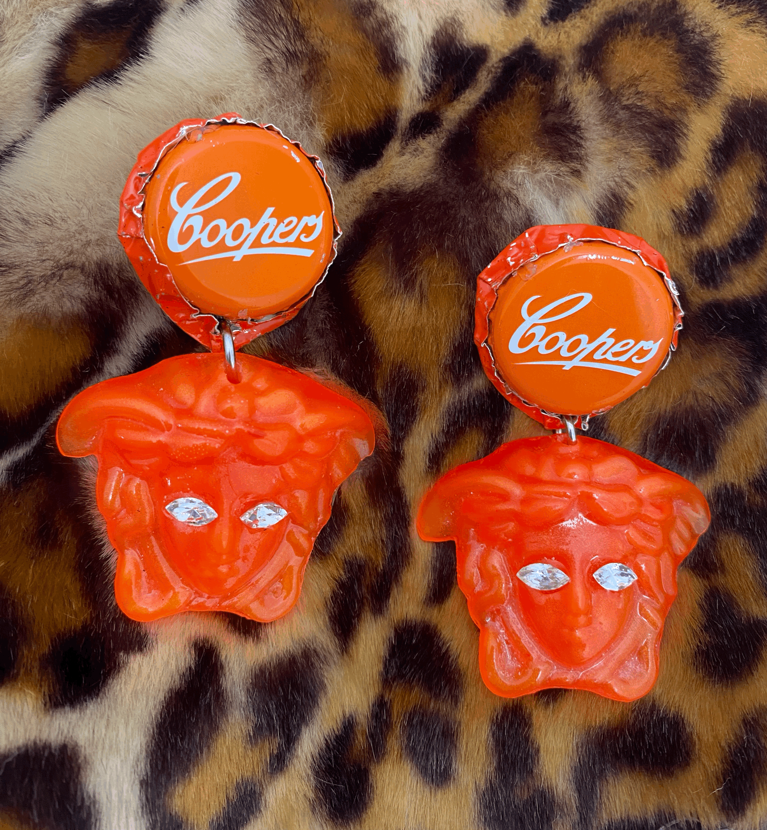 Cheers Gianni! - Coopers Neon Orange earrings