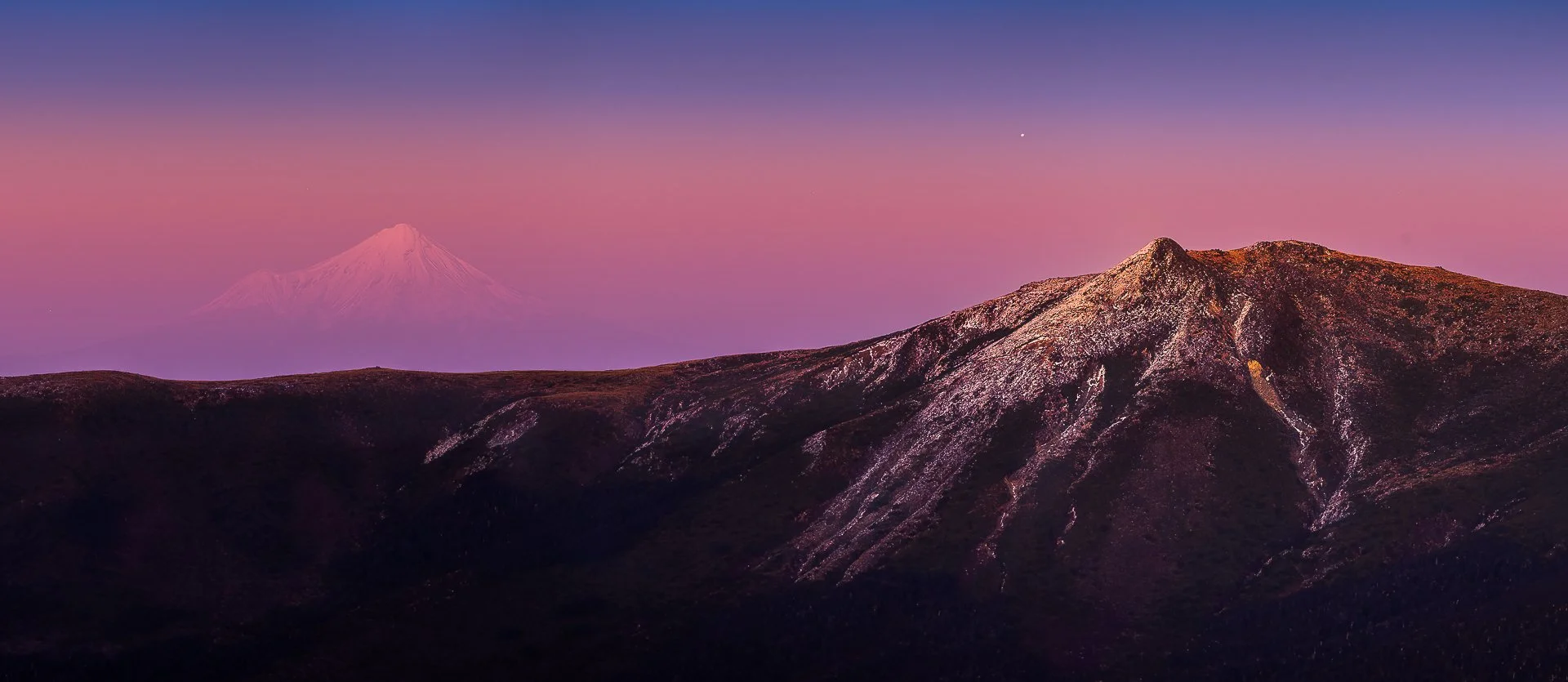Mount Taranaki from Mount Ruapehu