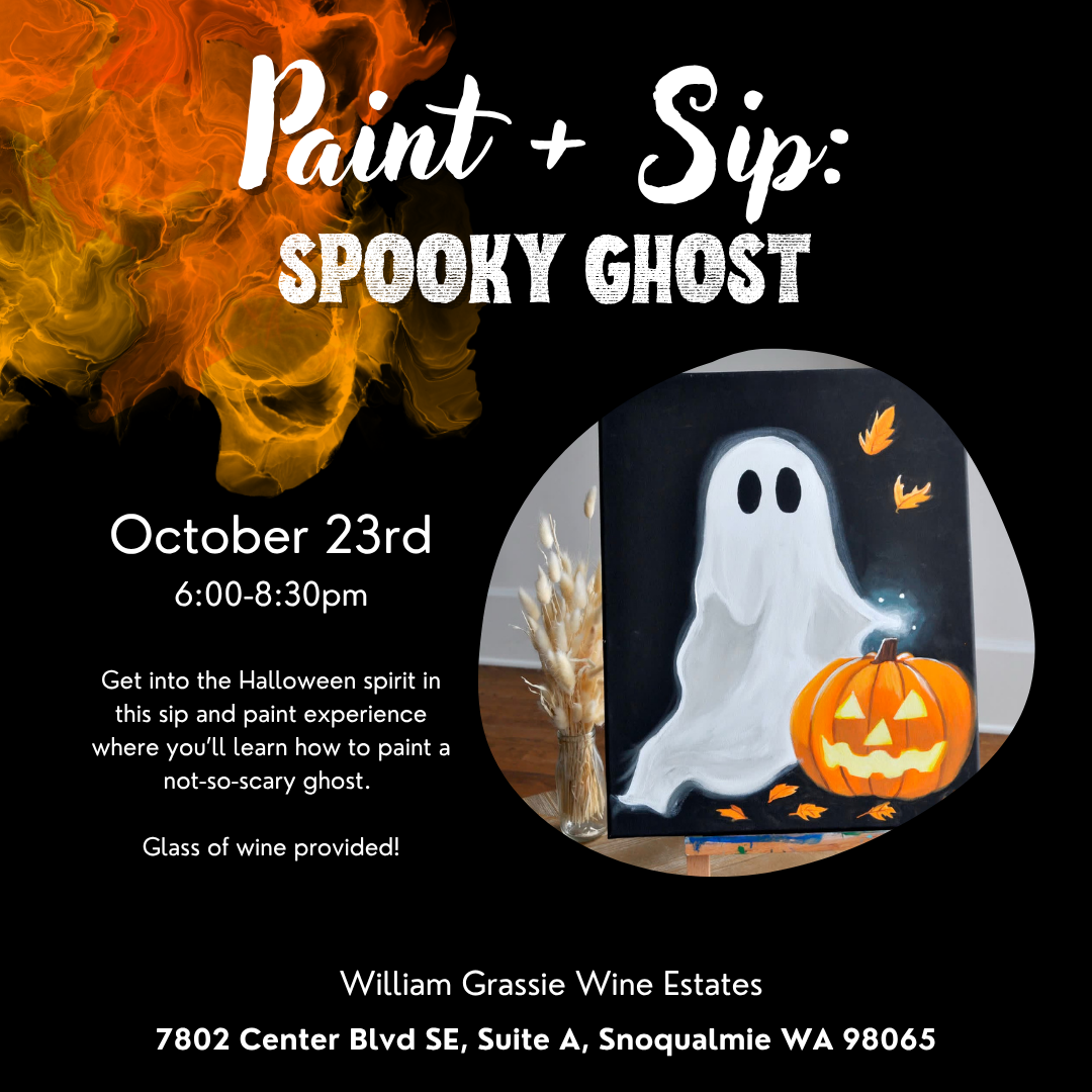 Paint + Sip: Spooky Ghost
