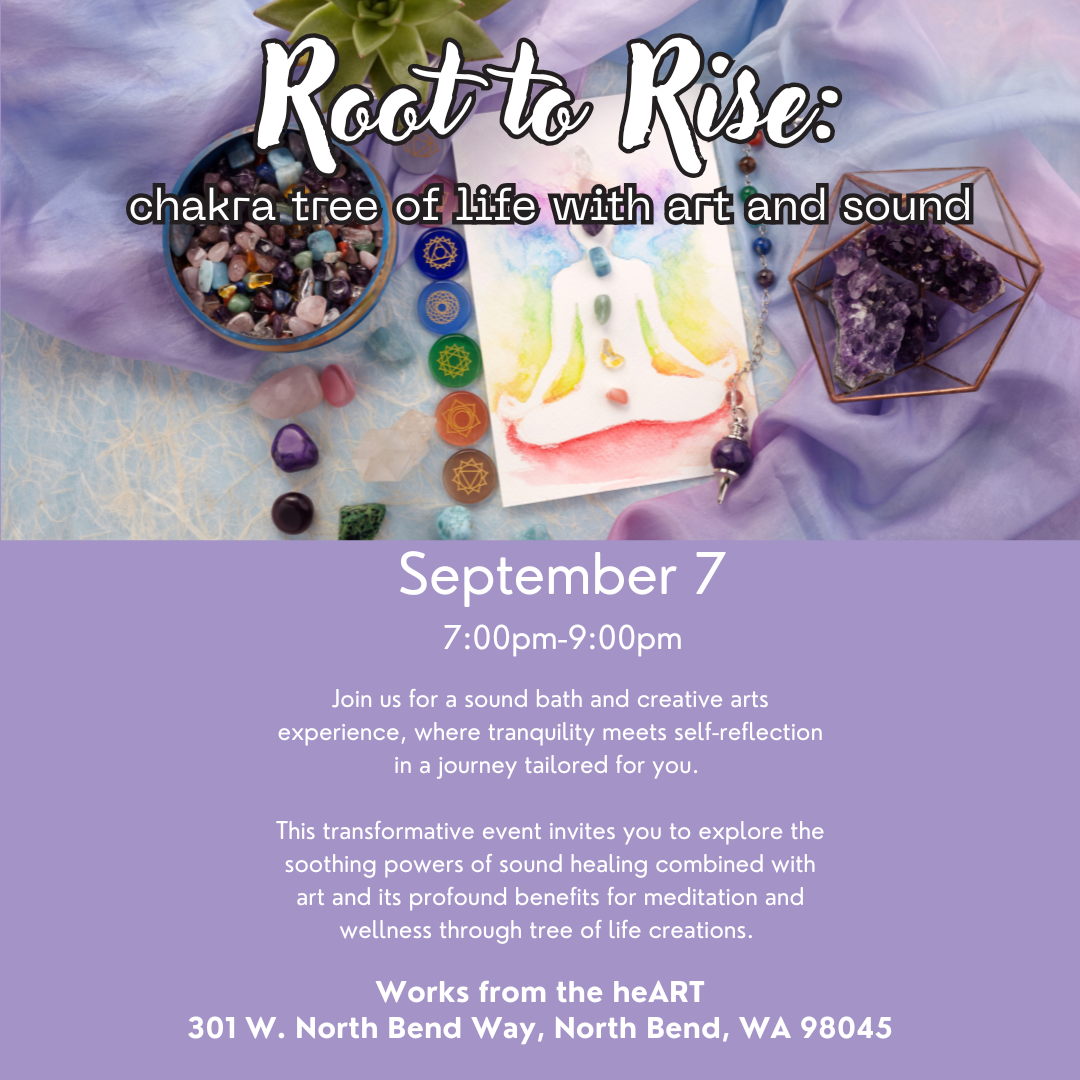 root to rise: chakra tree of life with art and sound