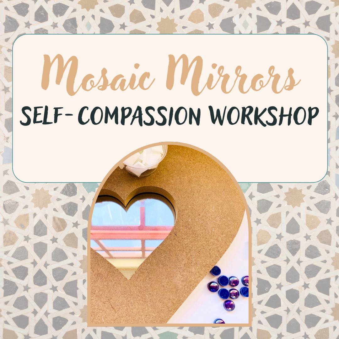 Galentines Art of Self-Love: Mosaic Mirror Making