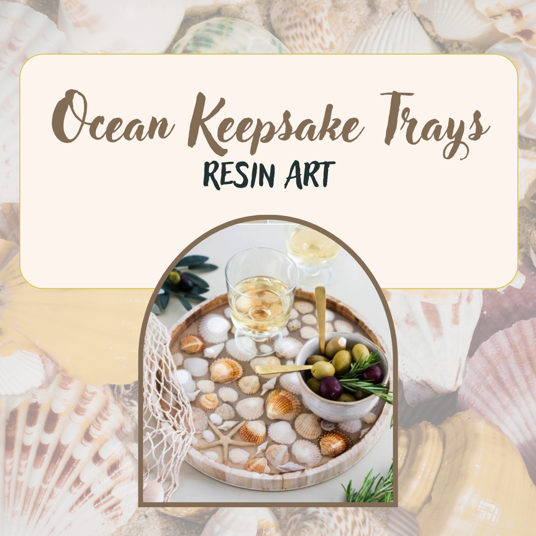 Ocean Keepsake Trays: Functional Resin Art 