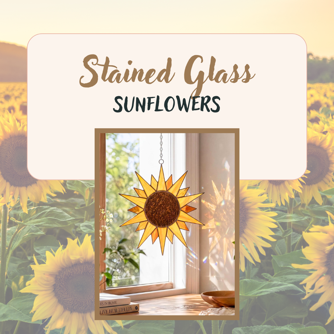 Stained Glass: Sunflowers