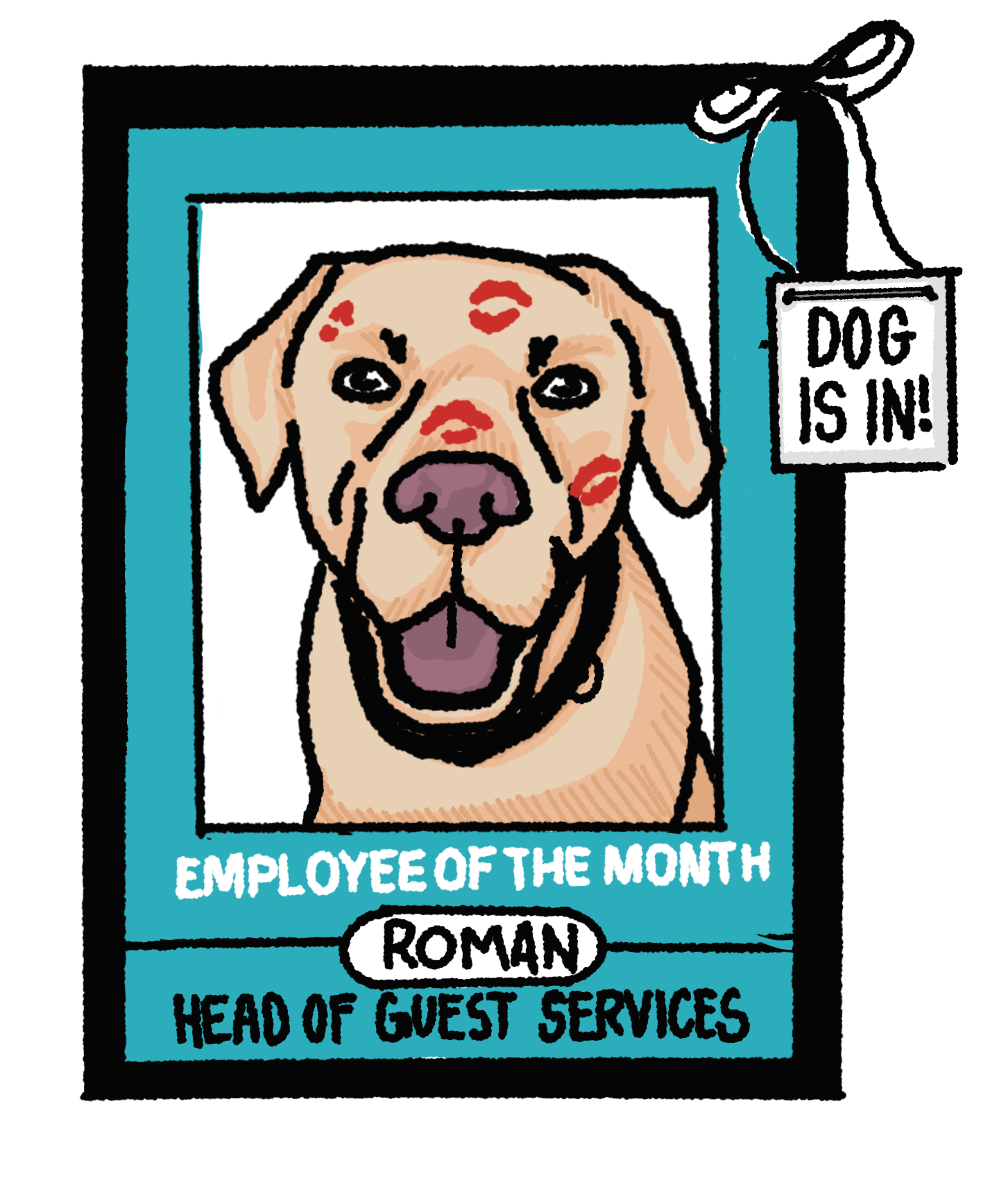 sticker design for company mascot