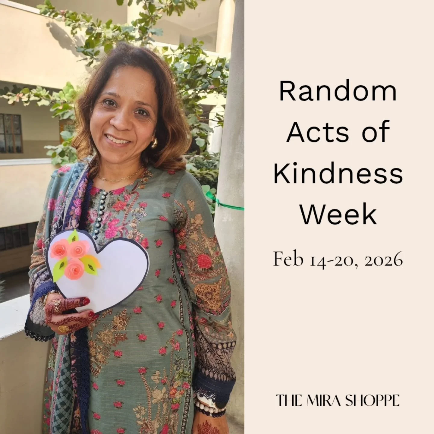 This week happens to fall right at the start of Ramadan, a time when acts of kindness and giving back are at the center of everything 🤍

But honestly? Kindness doesn't need a special week or a holy month to matter.

Small acts. Every day. 

That's w