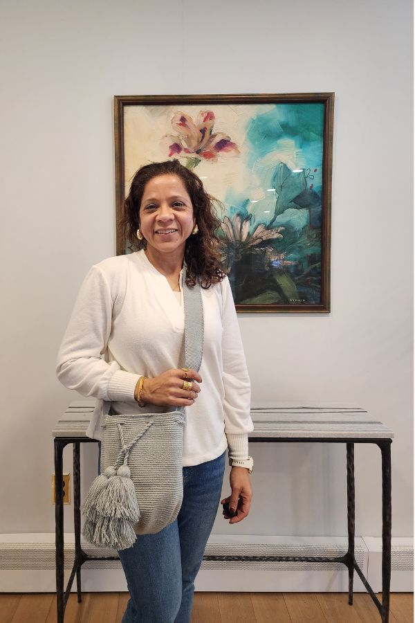 Luxe Grey Wayuu Crossbody Bag - The Mira Shoppe