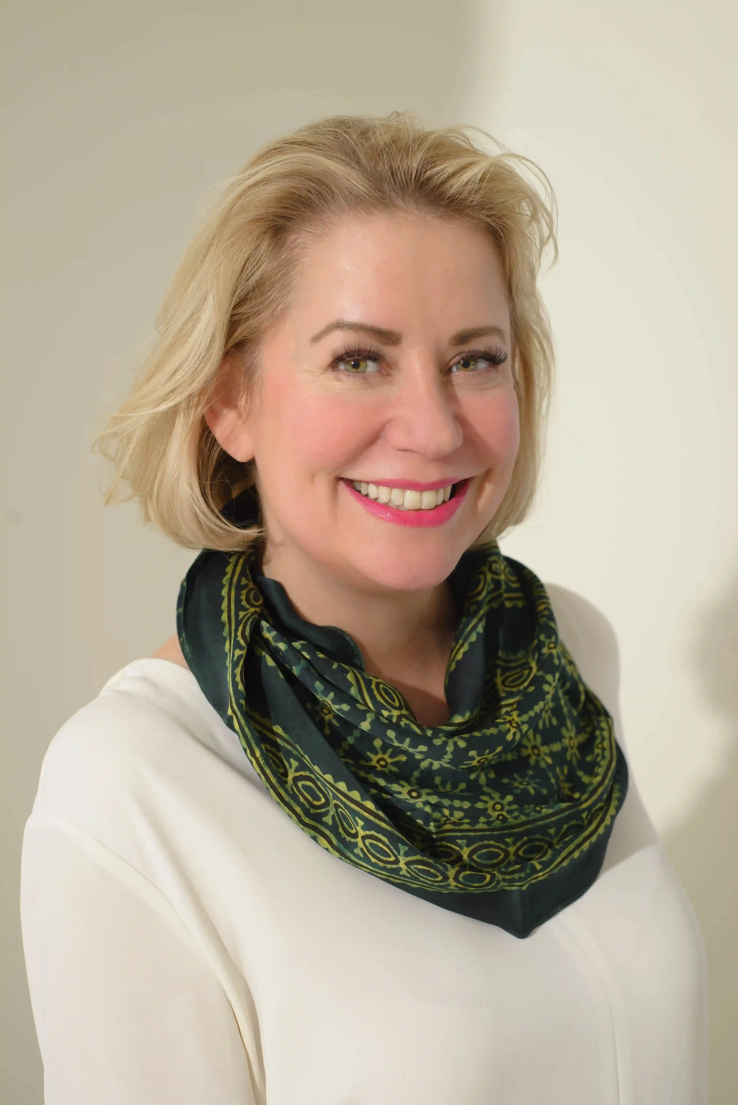 silk ajrak scarf artisan crafted