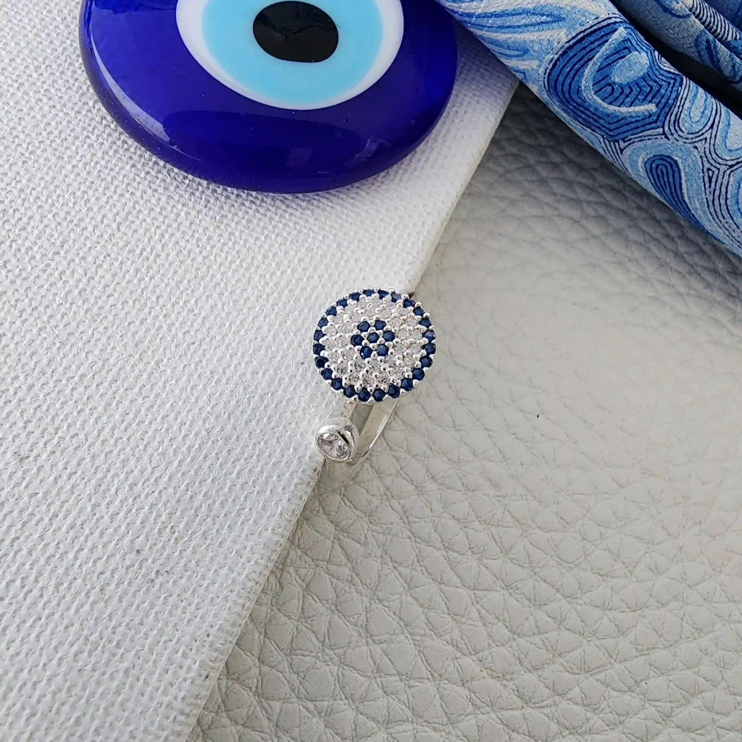 Evil Eye Radiance Ring | Sterling Silver
