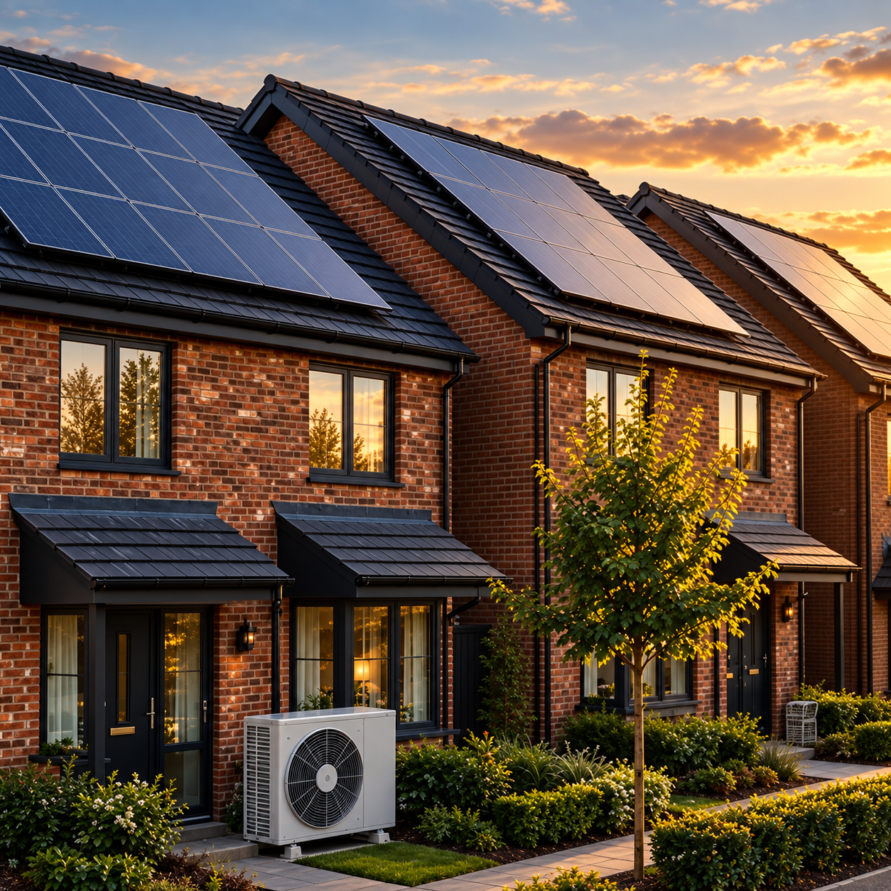 Homes with rooftop solar panels and heat pumps, Warm Homes Projects Conference 2027 in Westminster on 3rd November