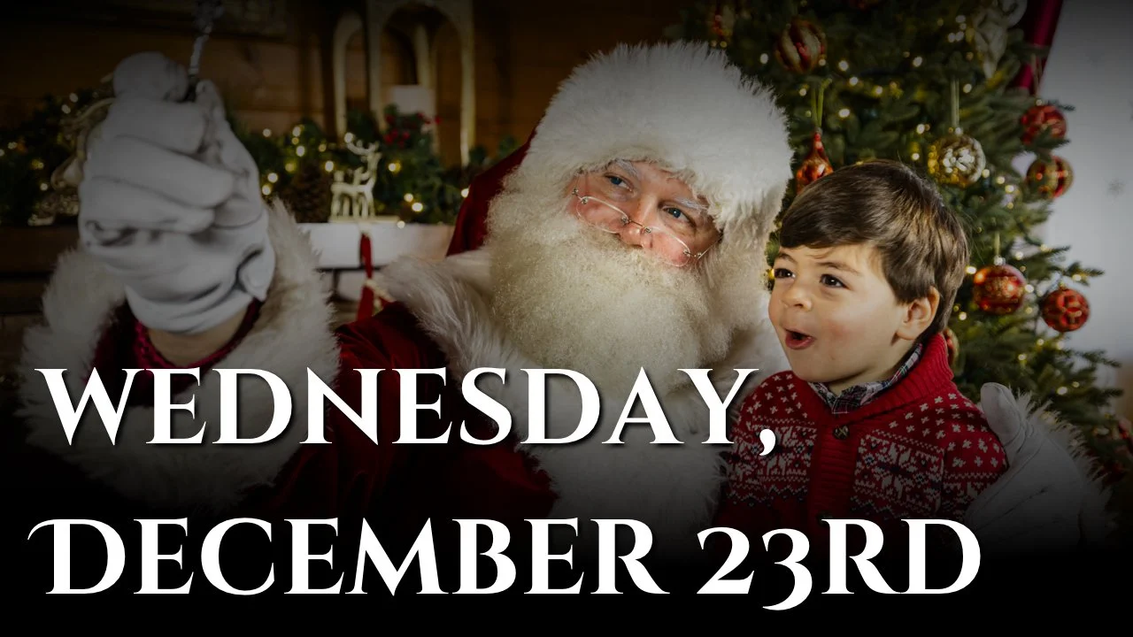 Wednesday, December 23rd, 2026