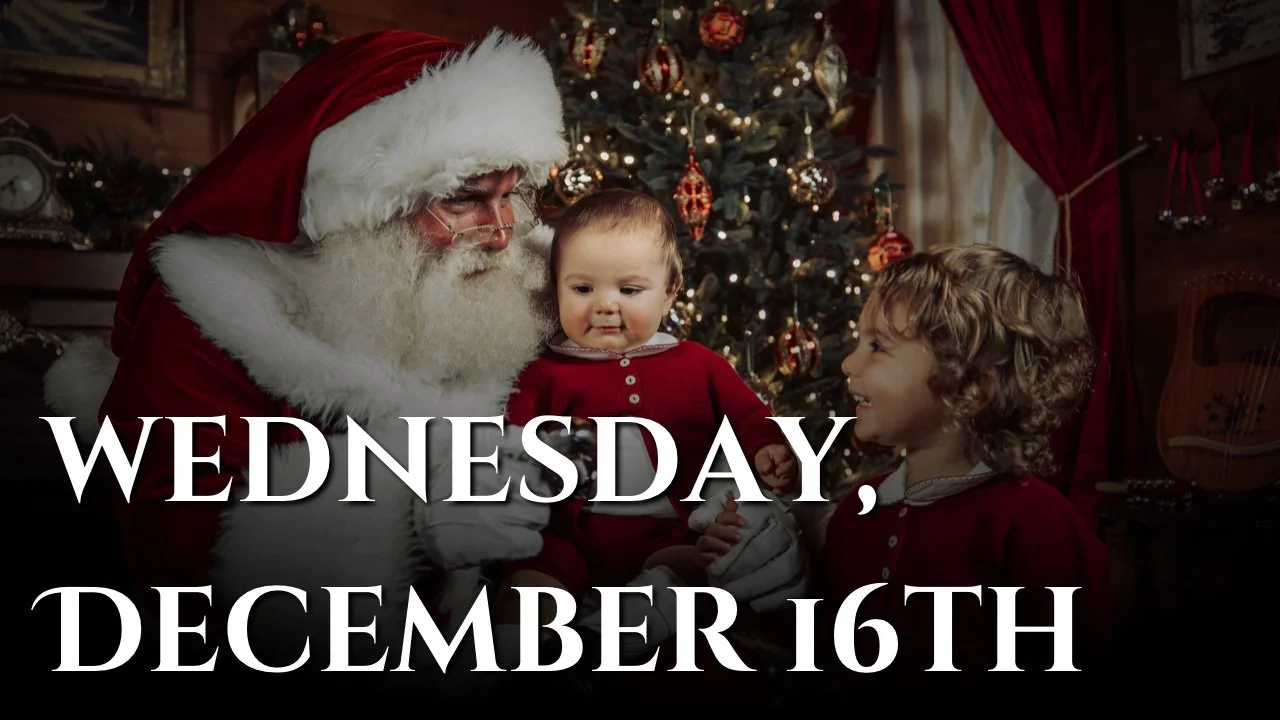 Wednesday, December 16th, 2026