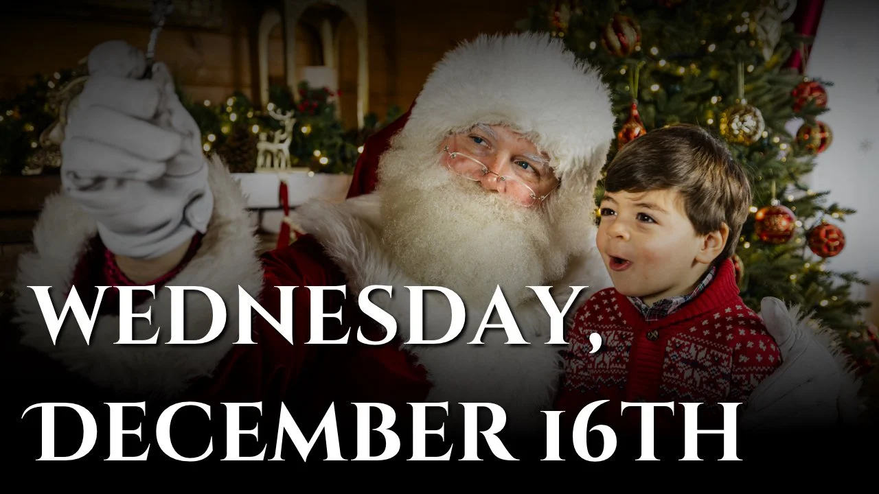 Wednesday, December 16th, 2026