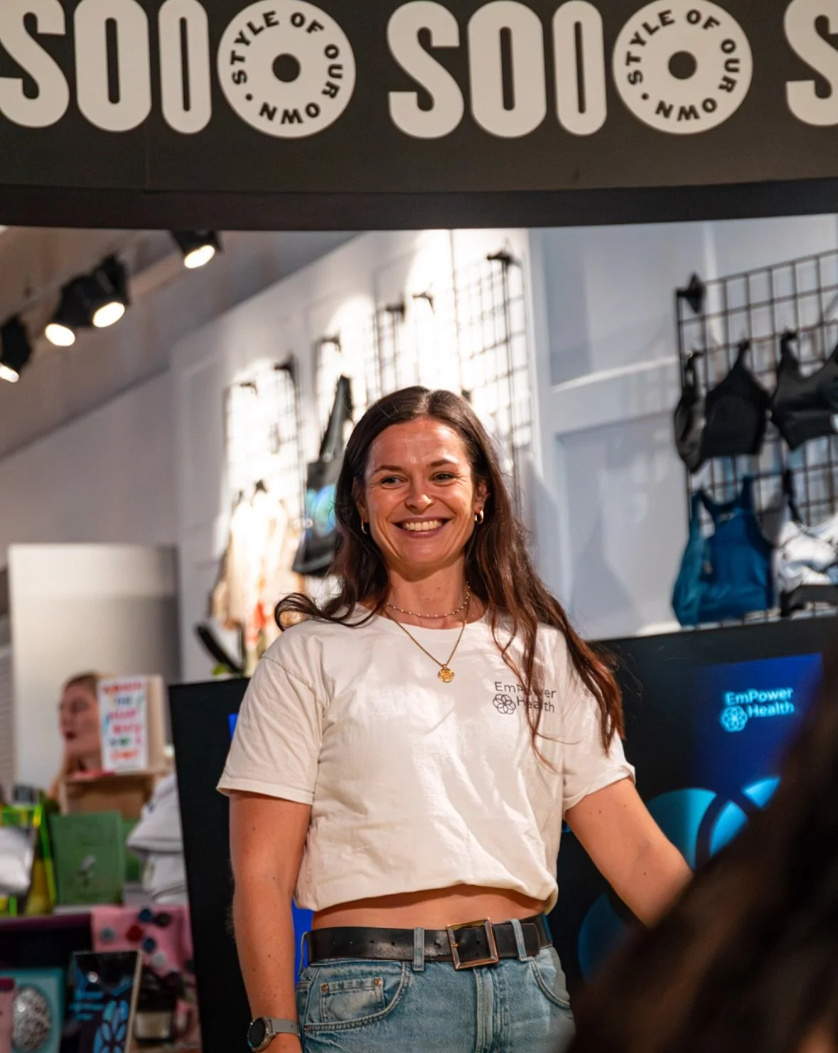 👩🏻&zwj;🏫 Presenting on &lsquo;Hormones &amp; High Performance in Sport&rsquo; at the @soooldn store on Regent Street this week. 🧠 A wonderful group of people came along to learn more about oestrogen, progesterone, testosterone, insulin and cortis