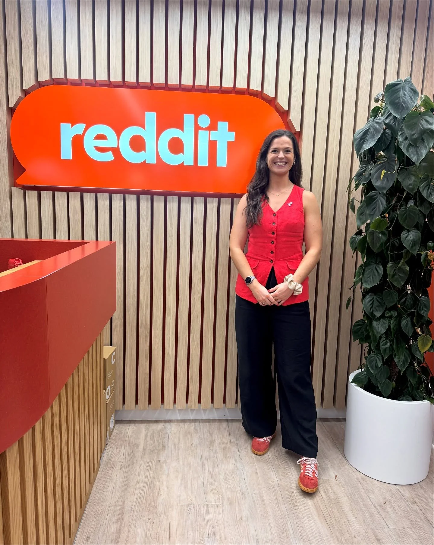 An incredible afternoon with the @reddit team for Breast Cancer Awareness Month 💗

We kicked things off with an insightful, stat-packed presentation (@yogawithdrnneka 👏🏼 ) &mdash; and then I joined Anjli and Carrie for a heartfelt panel where we c