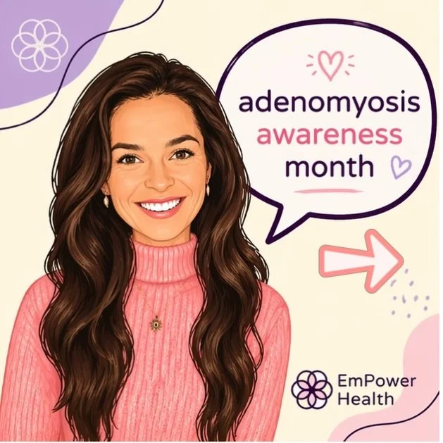 💜 April is Adenomyosis Awareness Month 🩷

A condition that affects so many women&hellip; 
(estimated 1️⃣ in 1️⃣0️⃣ !!!) yet so many have never even heard of it. 

🩸 Adenomyosis is often dismissed as &ldquo;just bad periods&rdquo; &mdash;
but pain 
