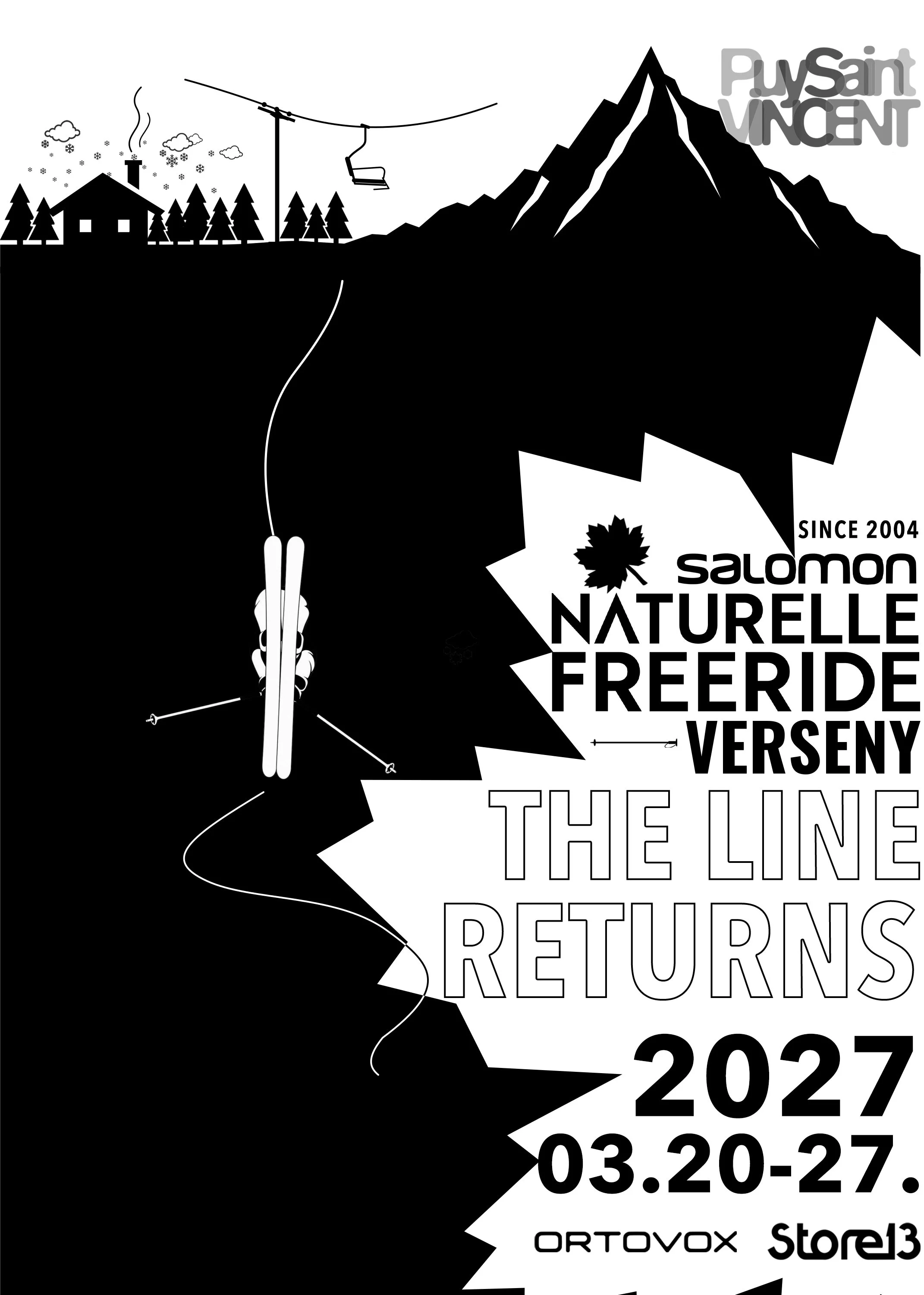Salomon Naturelle Freeride Verseny – The Line Returns. Puy-Saint-Vincent, 2027. március 20–27.