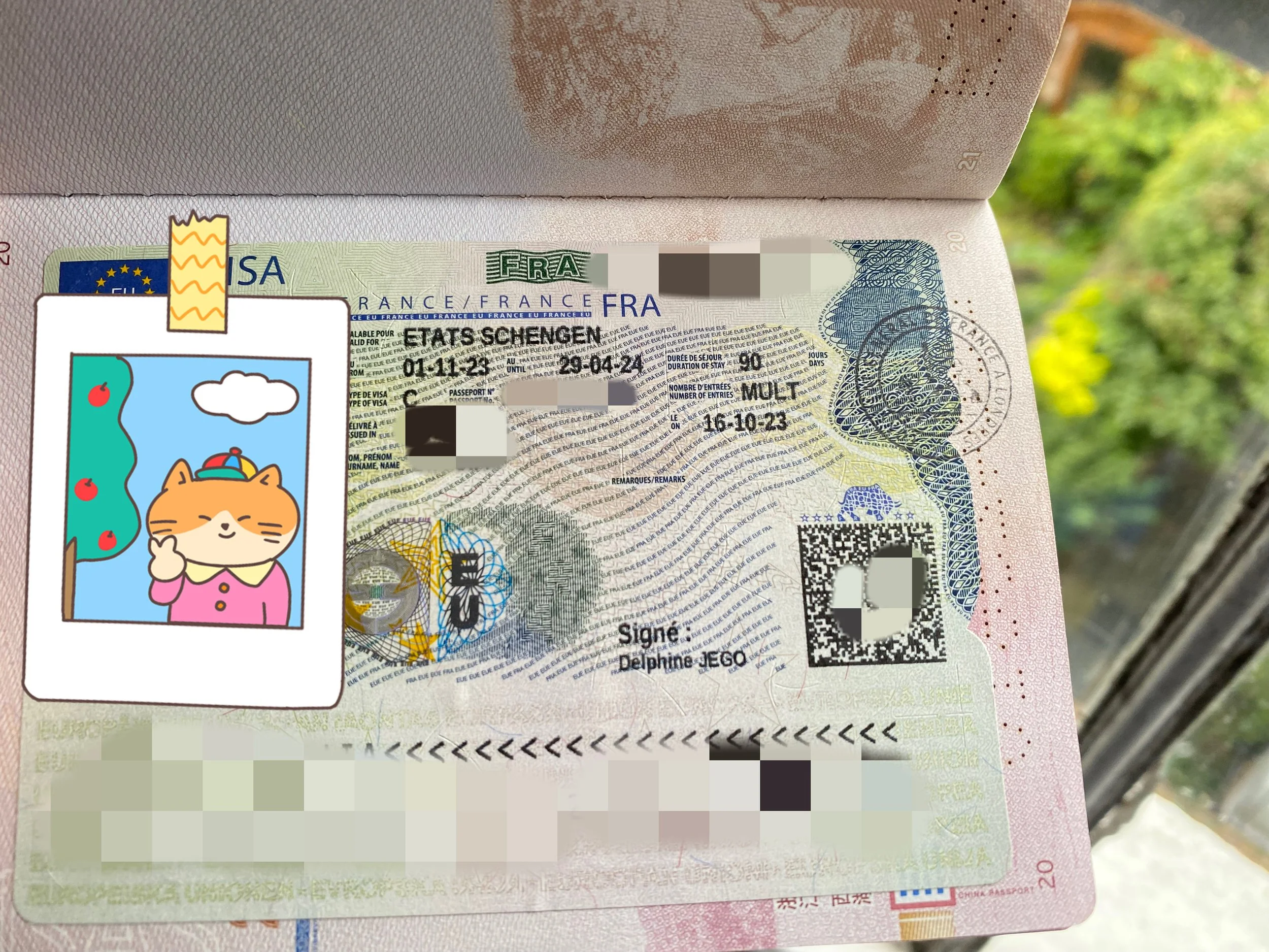 Married and working, with a Schengen record, Dupont's French visa case sharing