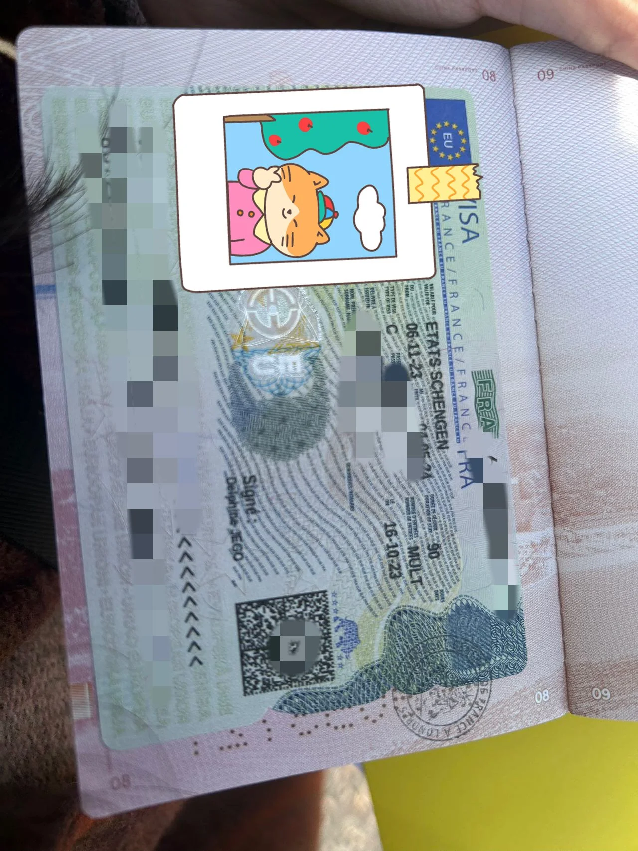 Single student with a record of developed countries Mademoiselle Claire France visa case sharing