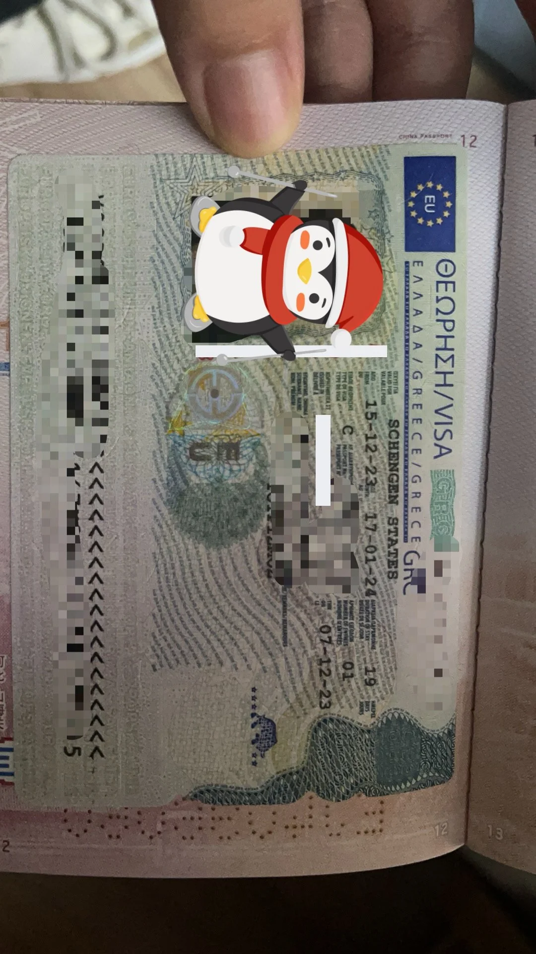 Exploring the Ancient Charm of Greece 🇬🇷 Mr. Li's Successful Visa Application Story 🌟