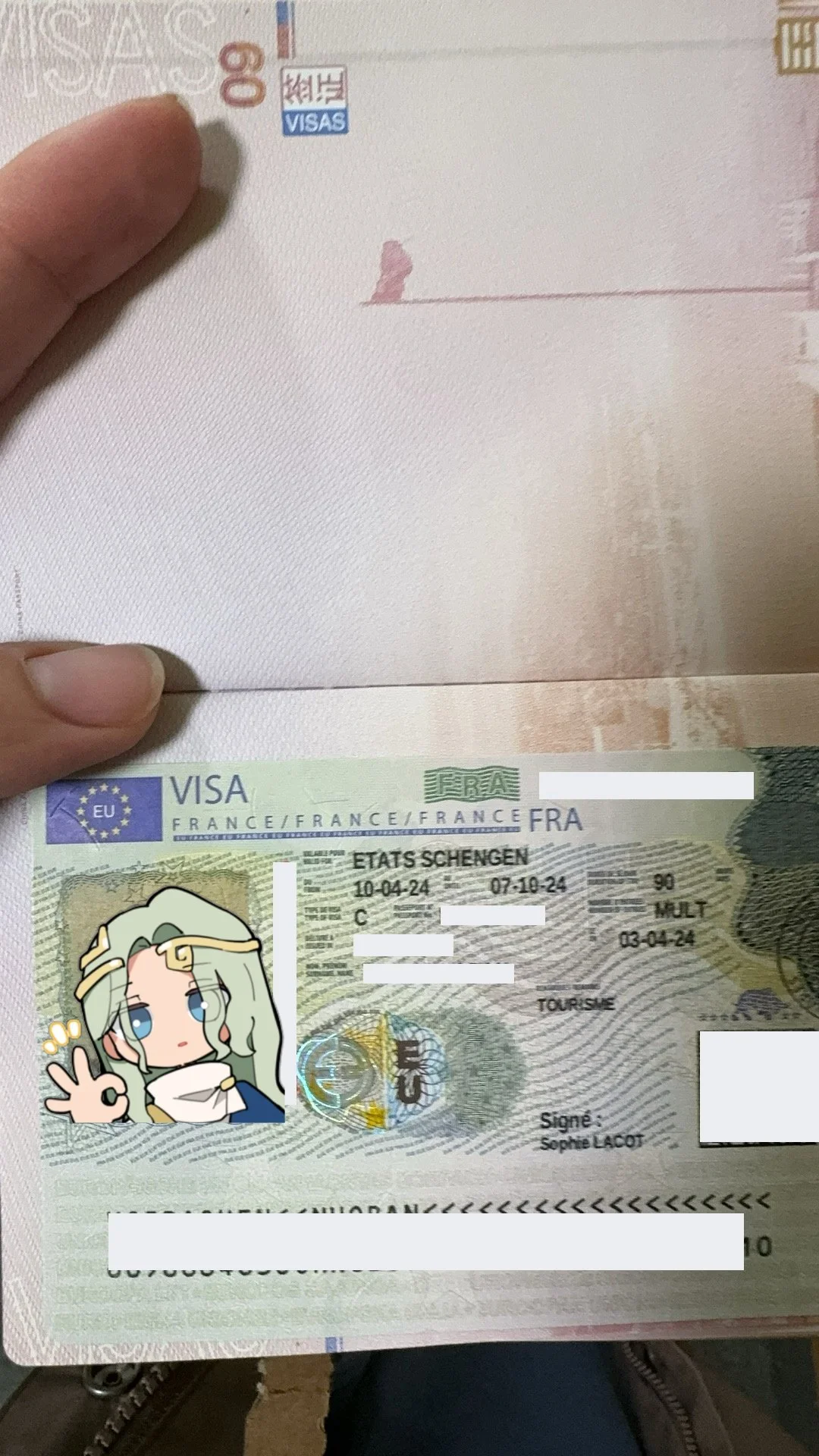 Latest case | Single student signed for half a year Mr. Chen’s French travel visa case sharing