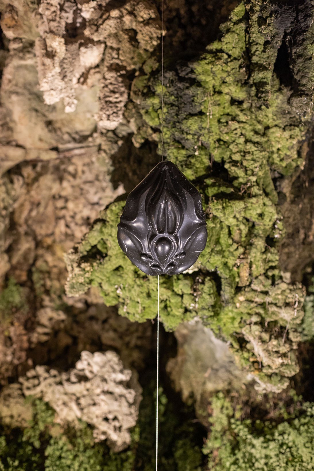 Ambra Viviani - Even dust used to be other things, marquina marble sculpture, 2025, Istituto Svizzero Roma