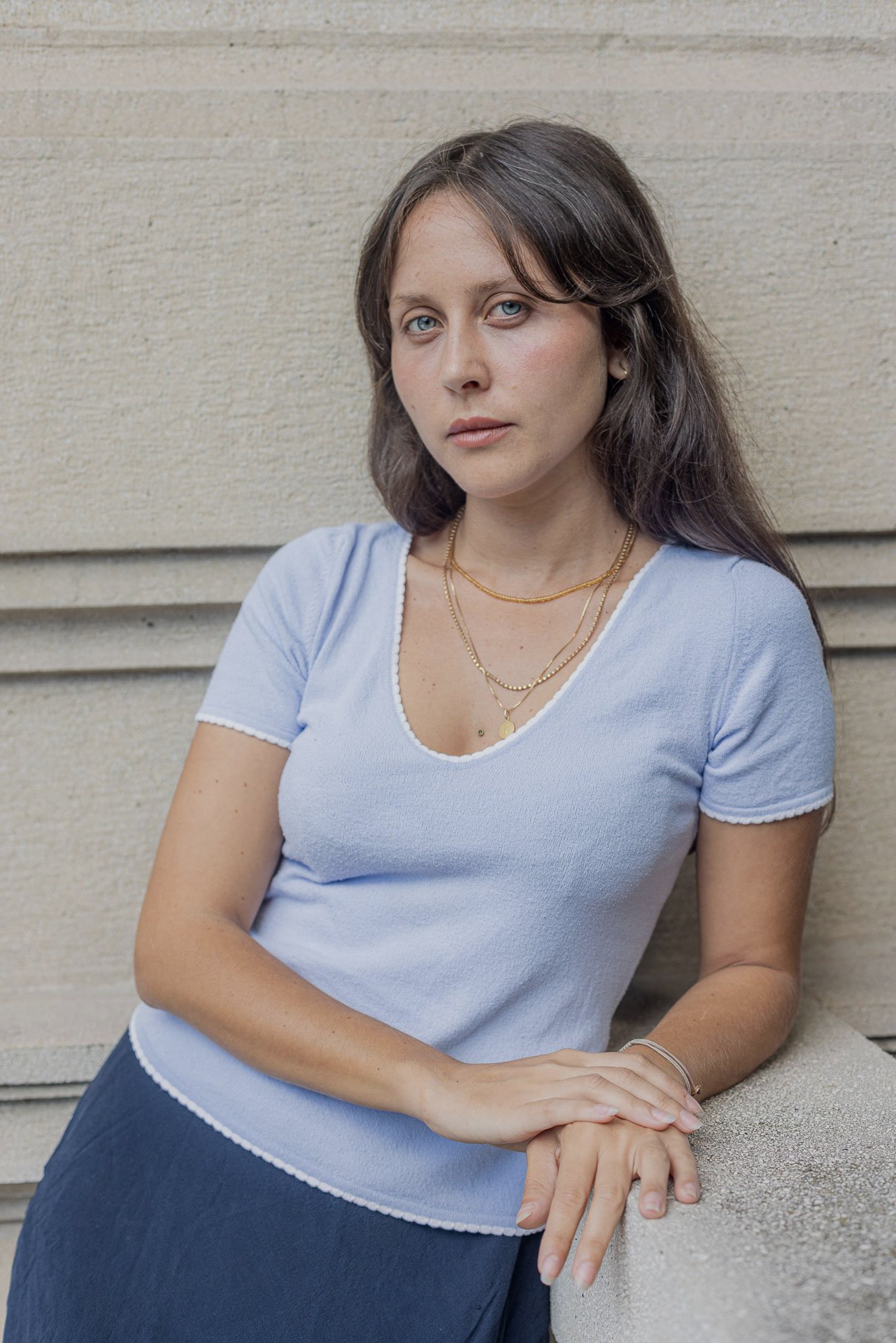 Ambra Viviani artist portrait at Istituto Svizzero in Rome by Davide Palmieri