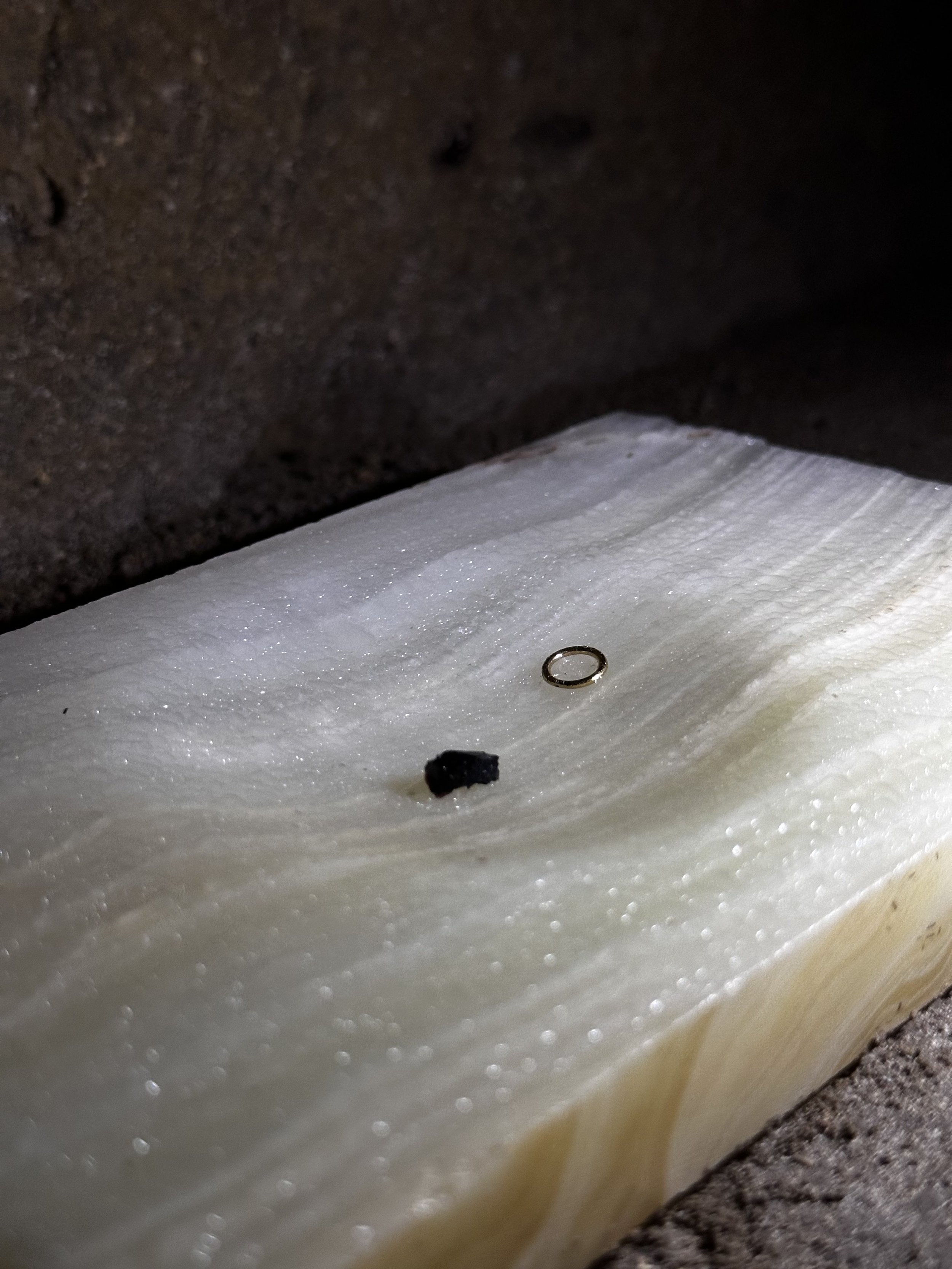 WHAT SHAPE SHOULD I FILE MY NAILS, LONG ENOUGH TO FILE MEMORIES BENEATH MY NAILS, MEMORIES FILED SMALL ENOUGH TO BE SAFE UNDER MY NAILS, SAVOURED LATER — onyx sculpture / scultura in onice by Italian contemporary artist Ambra Viviani, presented at th