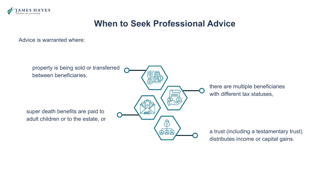 When to seek professional advice