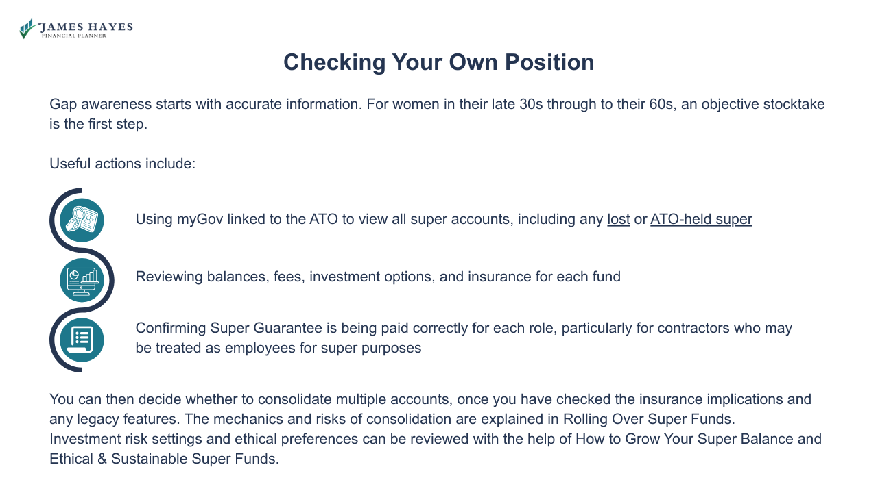 Checking your own position