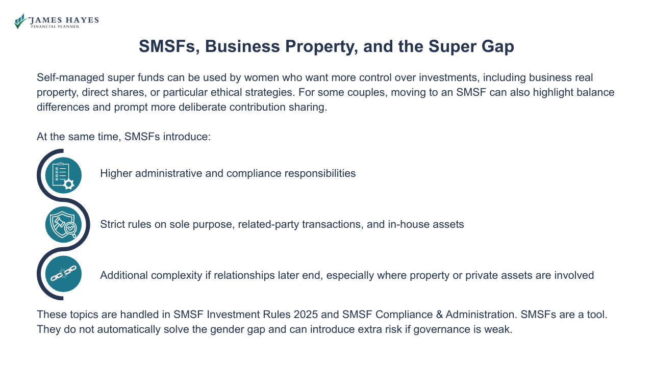 SMSFs, Business Property and the Super Gap